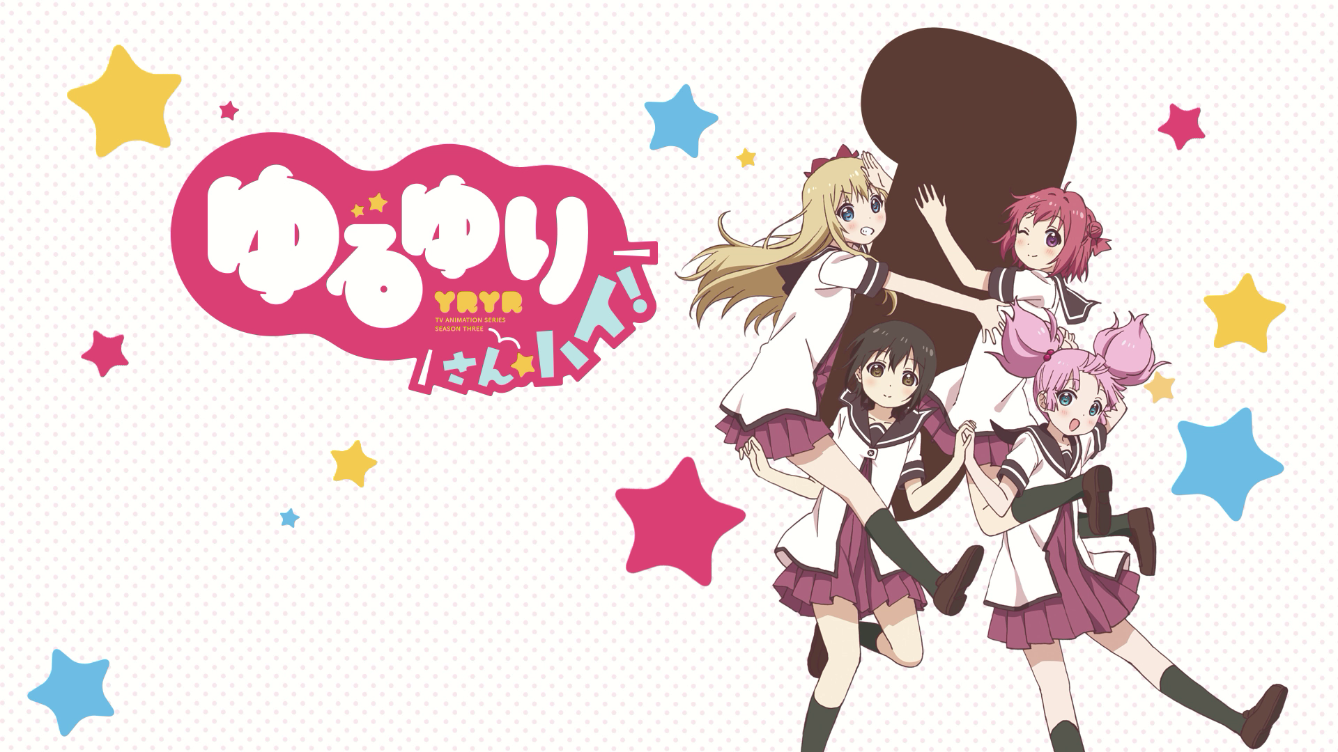 YuruYuri TV Animation Series Season Three HD Wallpaper