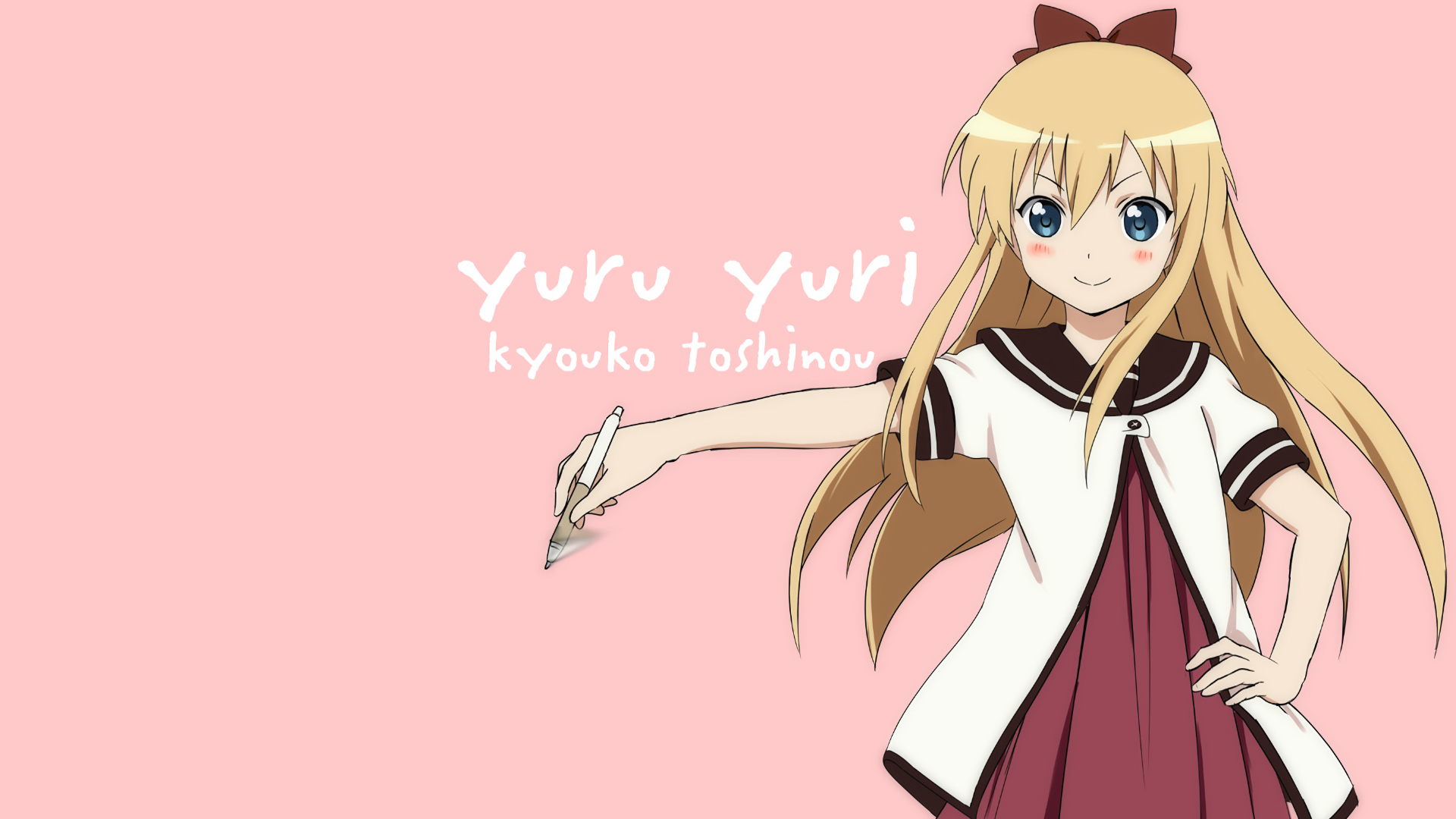 Kyouko Toshinou from Yuru Yuri HD Wallpaper