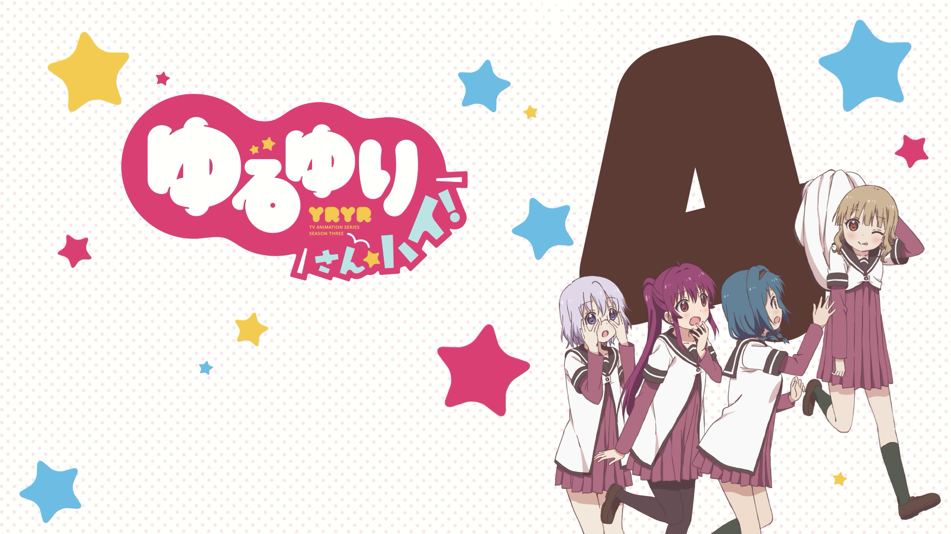 YuruYuri TV Animation Series Season 3 HD Wallpaper