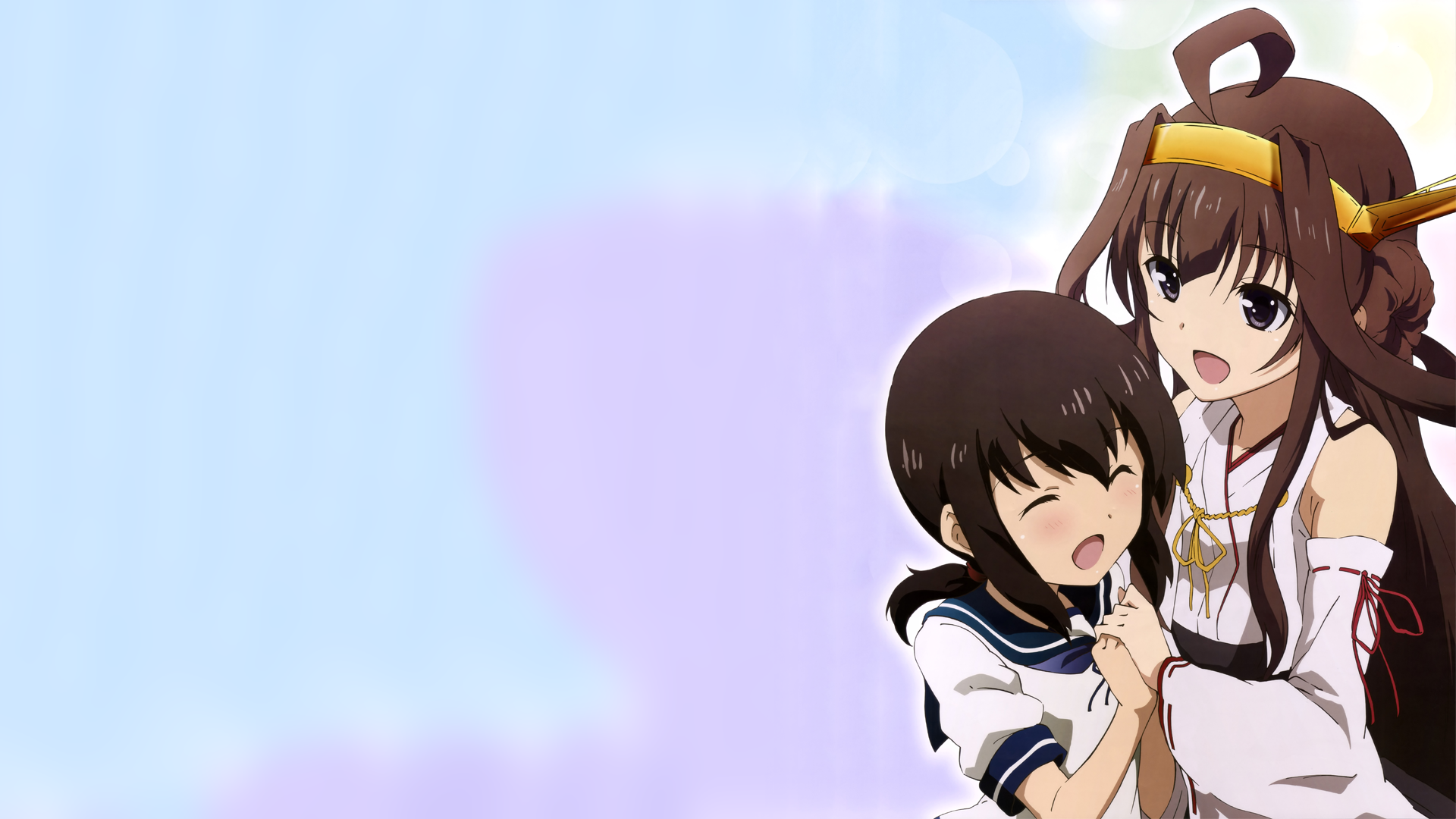 Fubuki and another girl from Kancolle HD Wallpaper