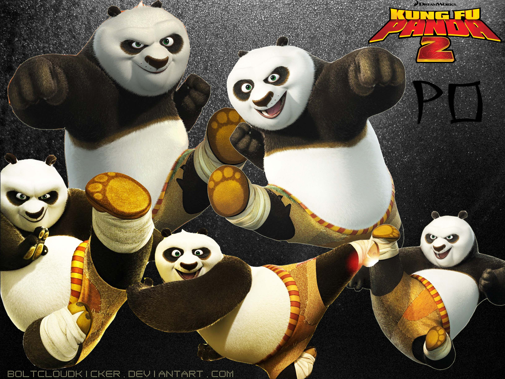 Po from Kung Fu Panda 2 HD Wallpaper