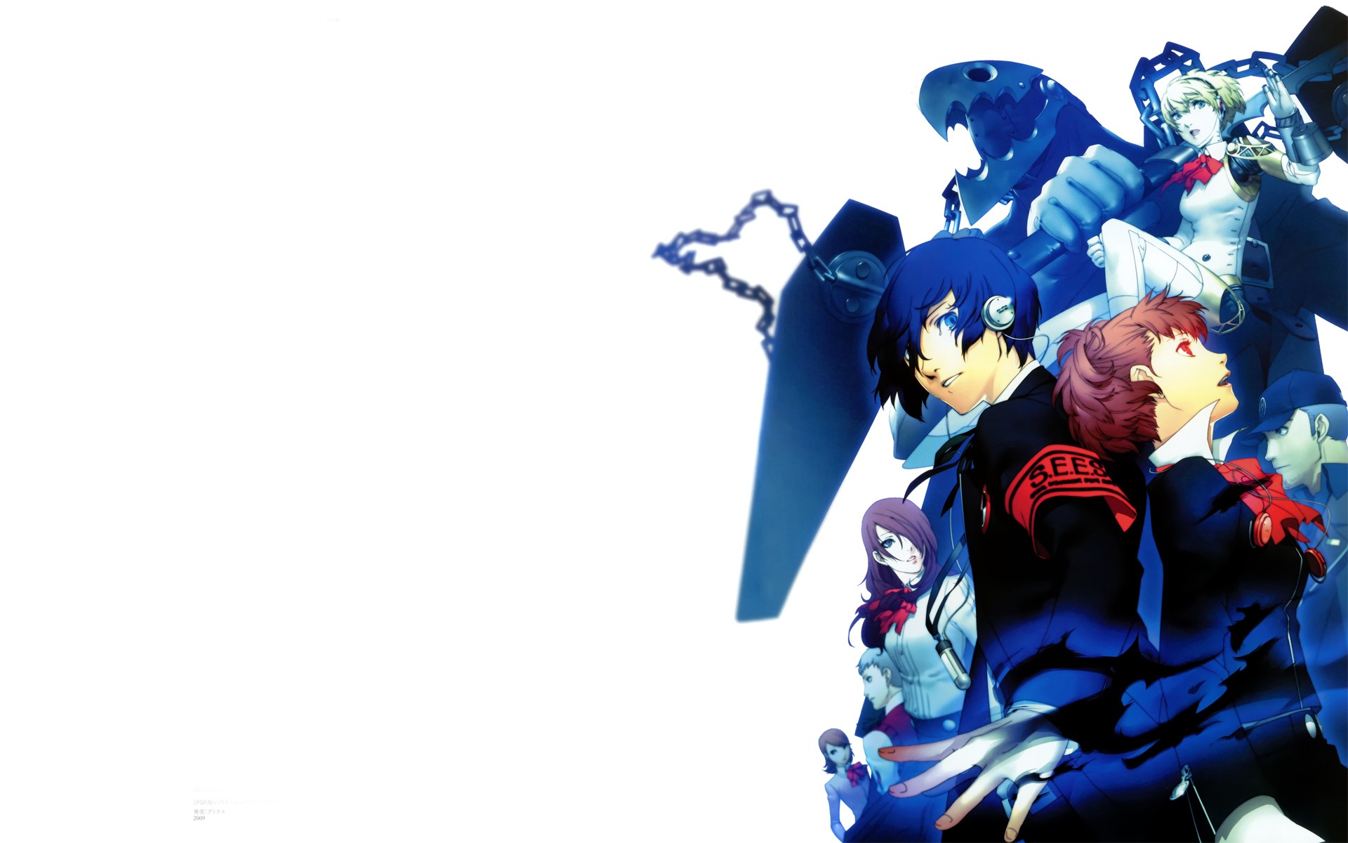 Persona 3 characters with shadows HD Wallpaper