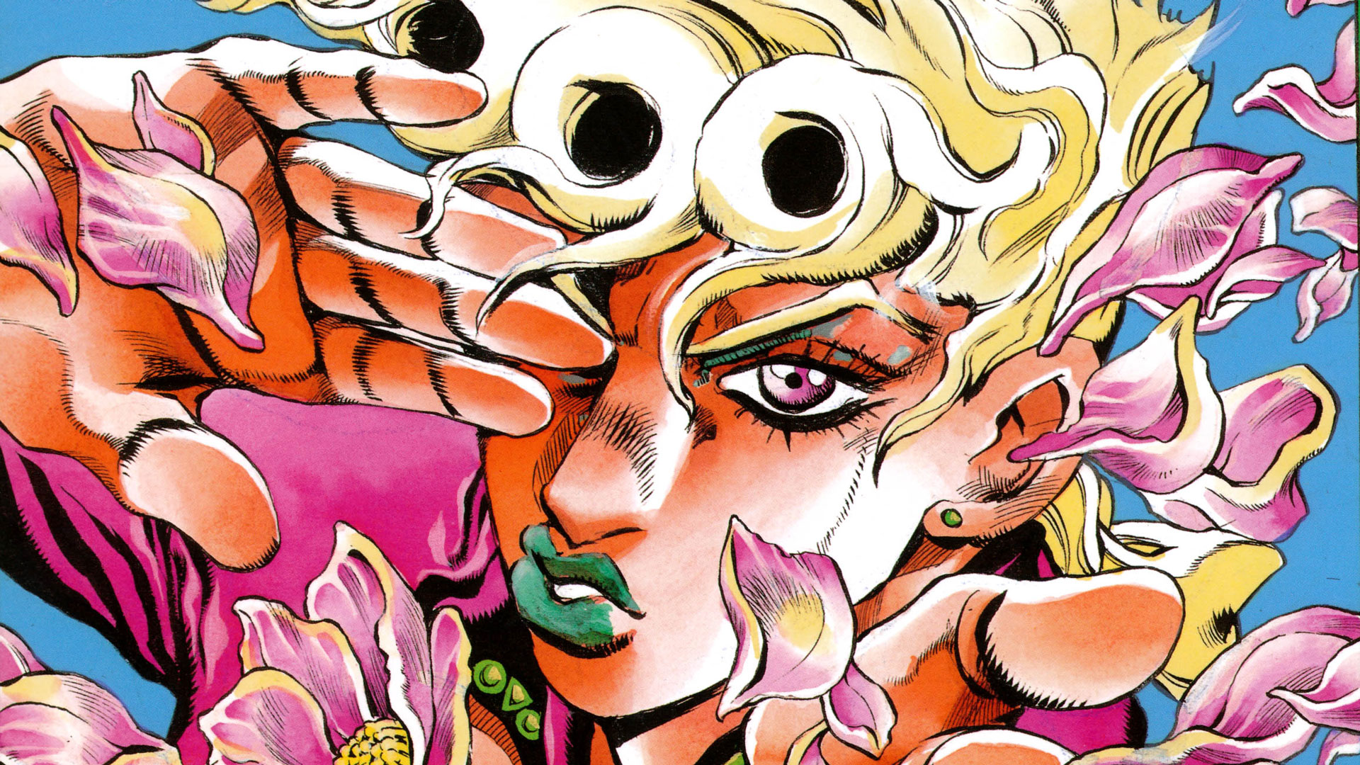 Giorno Giovanna from JoJo's Bizarre Adventure HD Wallpaper
