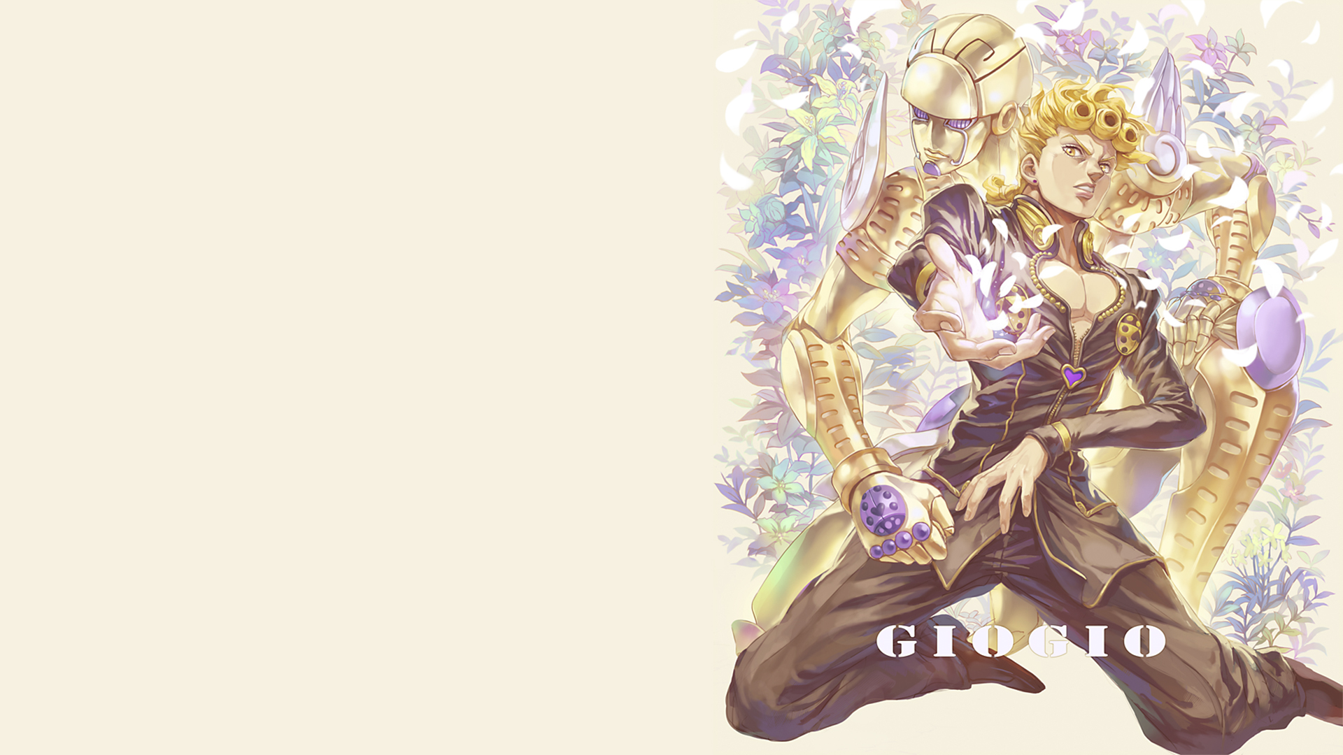 Giorno Giovanna from JoJo's Bizarre Adventure HD Wallpaper