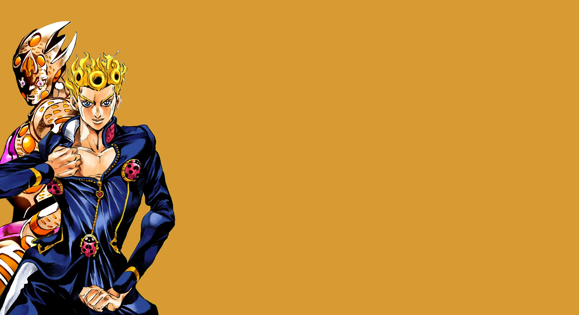 Giorno Giovanna and Golden Experience from JoJo's Bizarre Adventure HD Wallpaper
