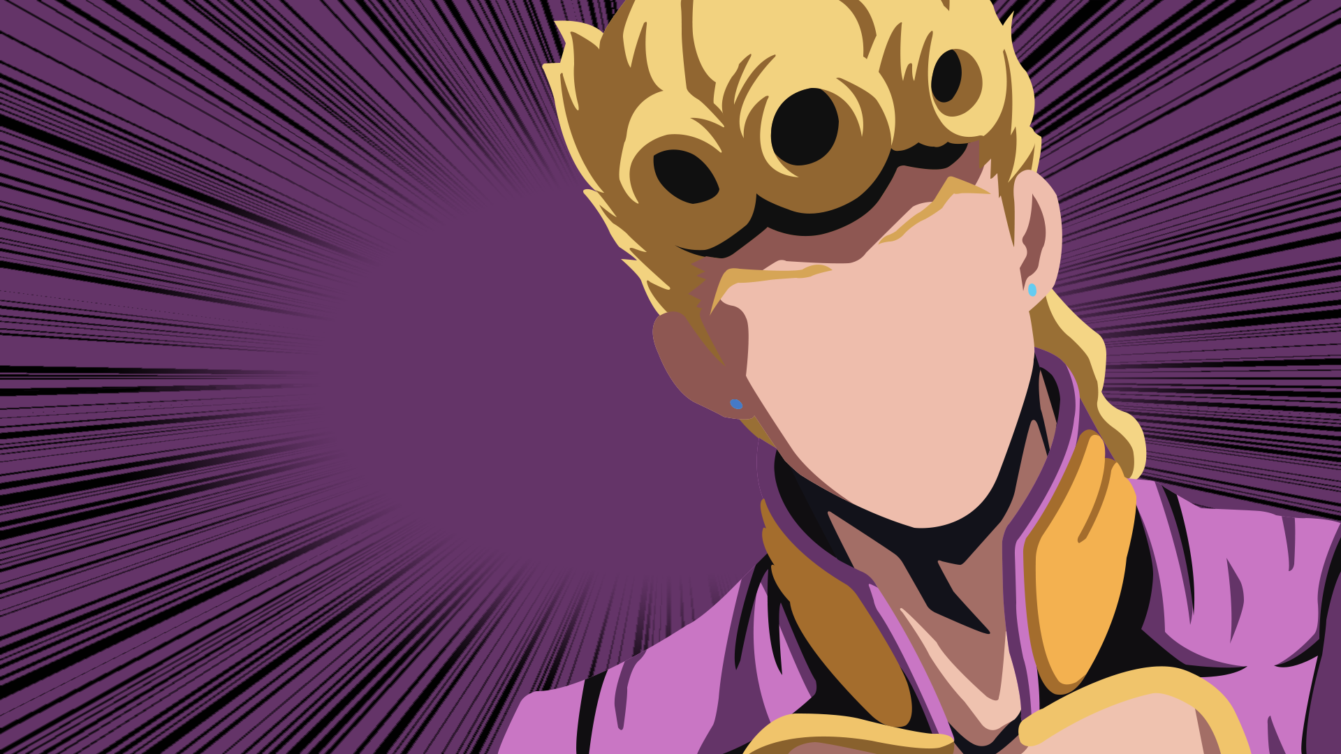 Giorno Giovanna from JoJo's Bizarre Adventure HD Wallpaper