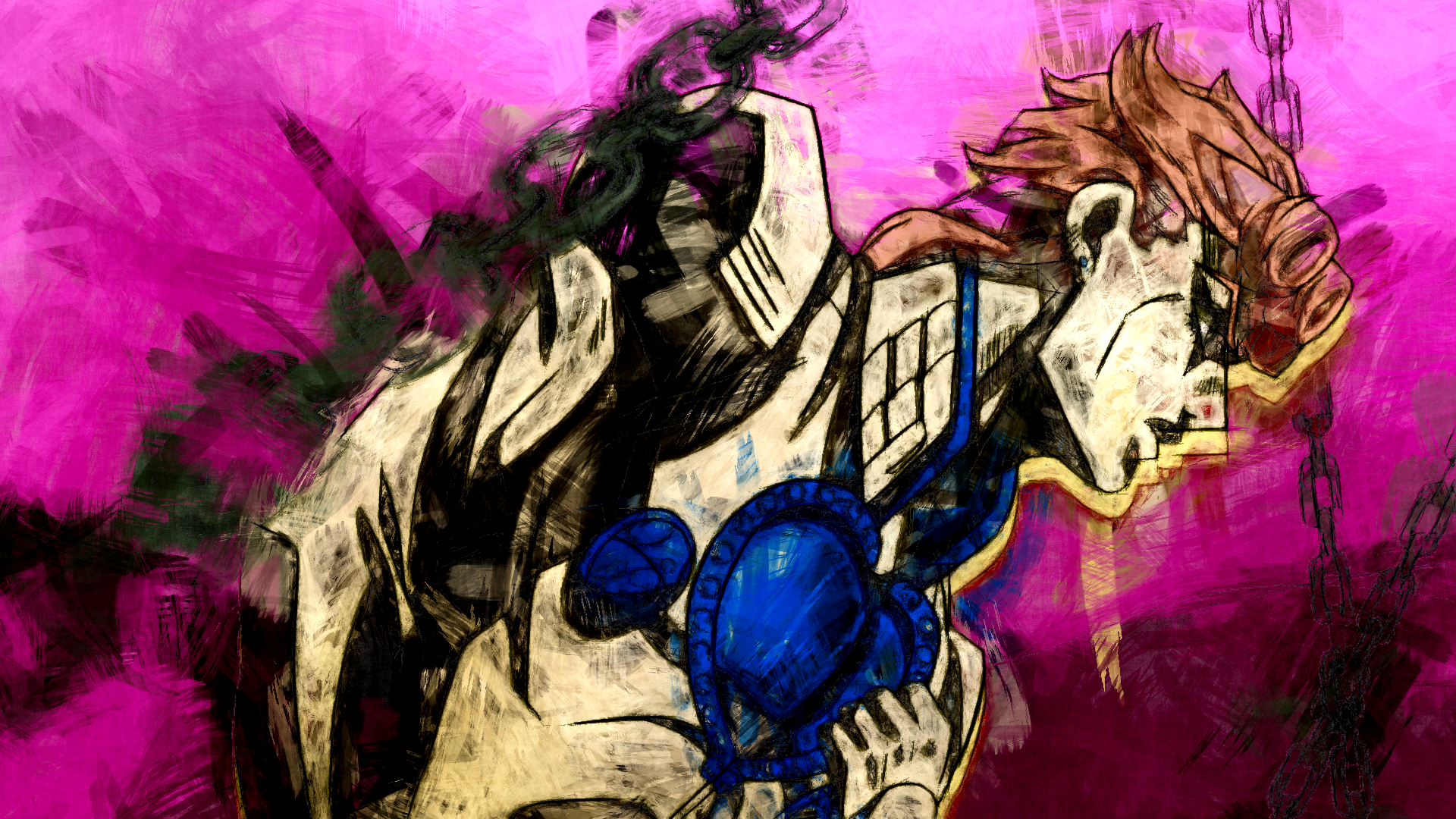 Giorno Giovanna from JoJo's Bizarre Adventure HD Wallpaper