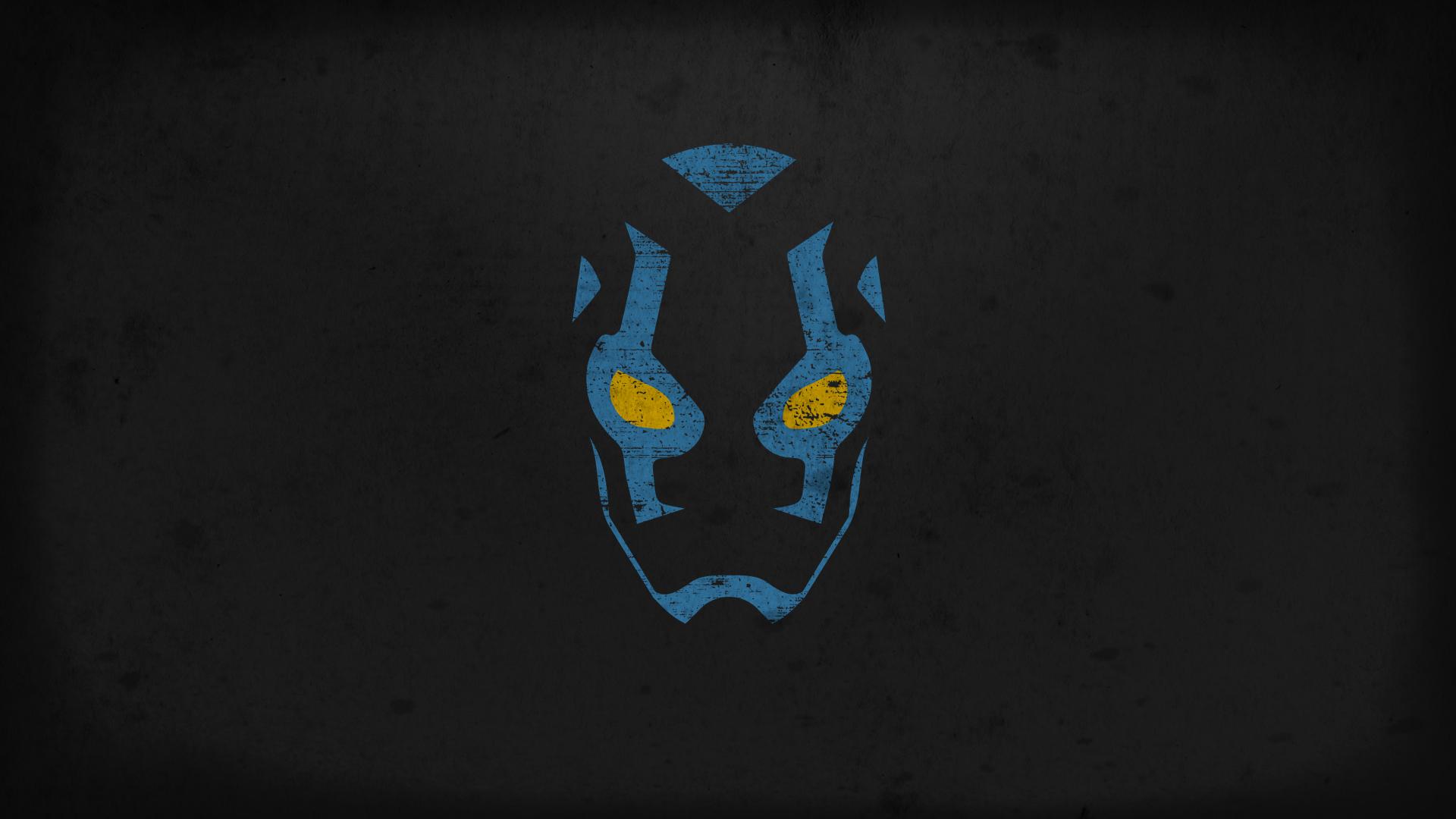 Blue Beetle Mask HD Wallpaper