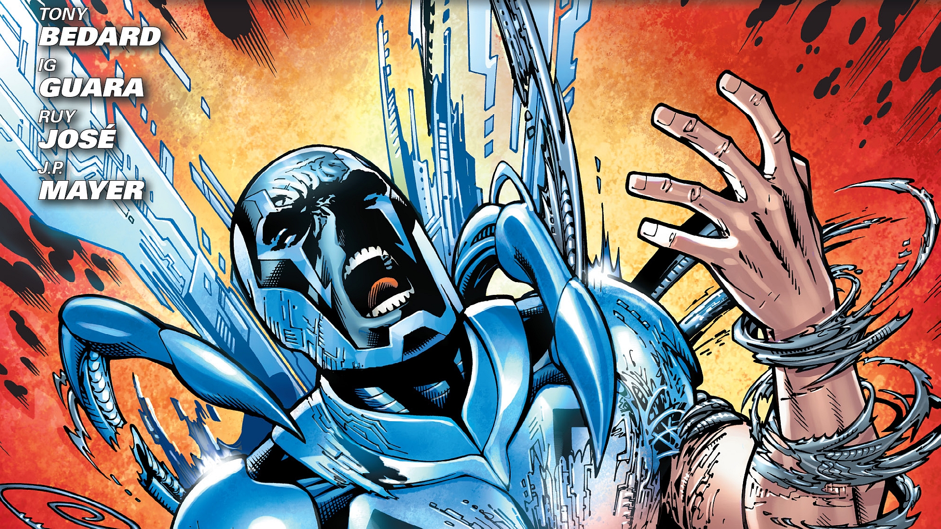 Blue Beetle from DC Comics HD Wallpaper