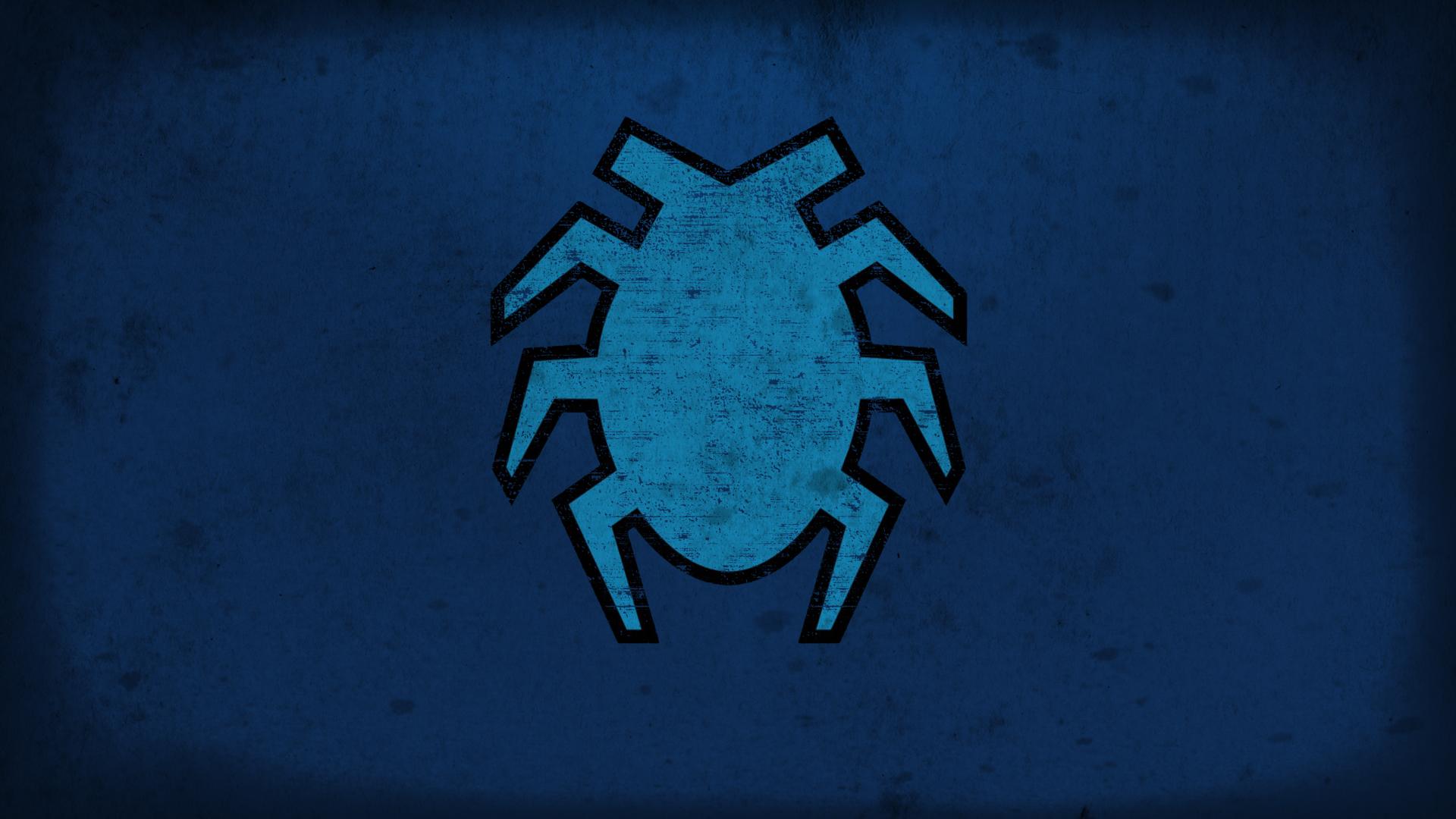 Blue Beetle Logo HD Wallpaper