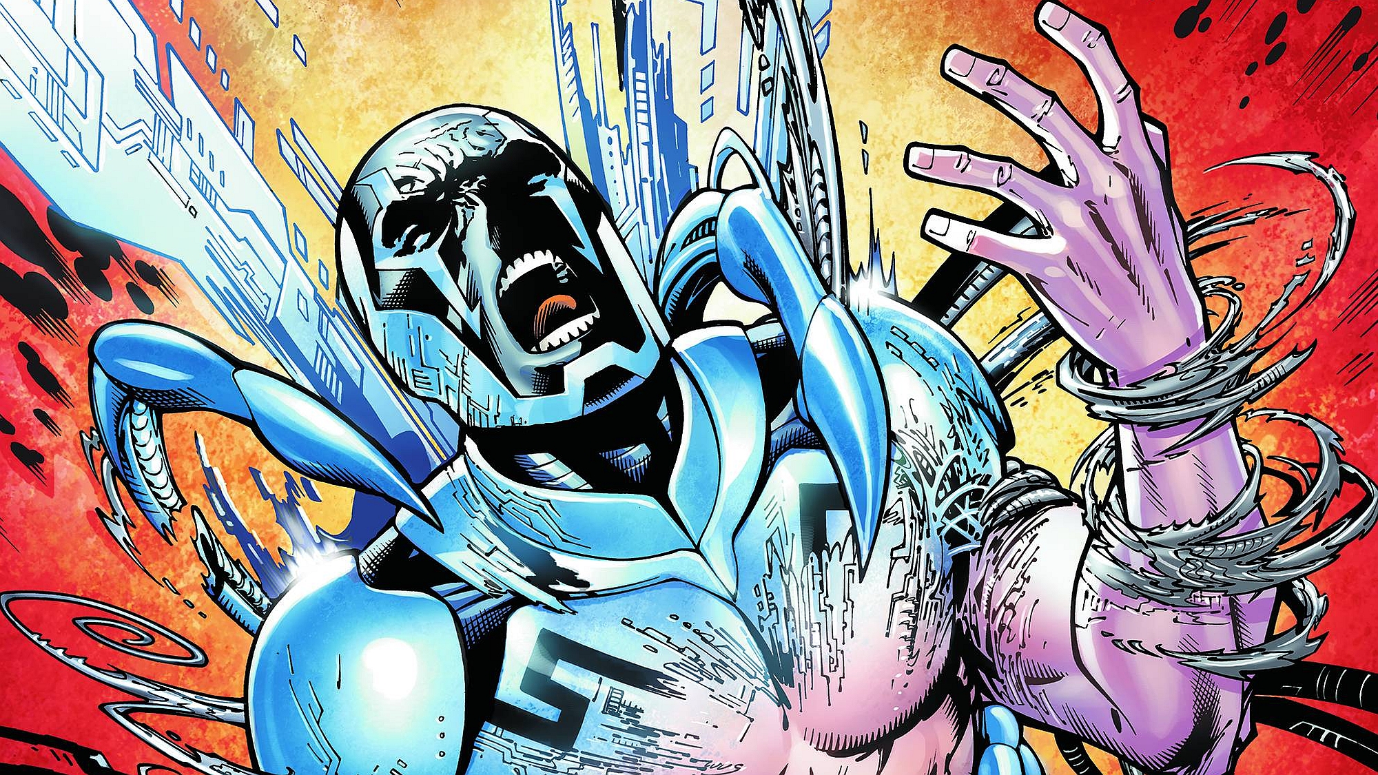 Blue Beetle from DC Comics HD Wallpaper