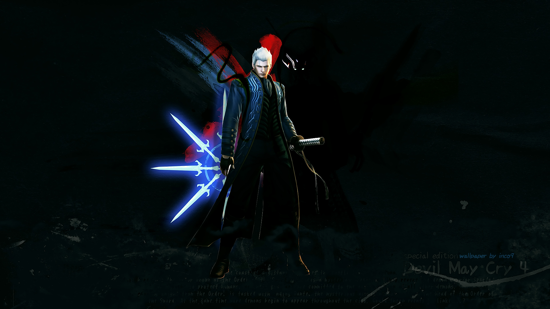 Vergil from Devil May Cry 4 HD Wallpaper