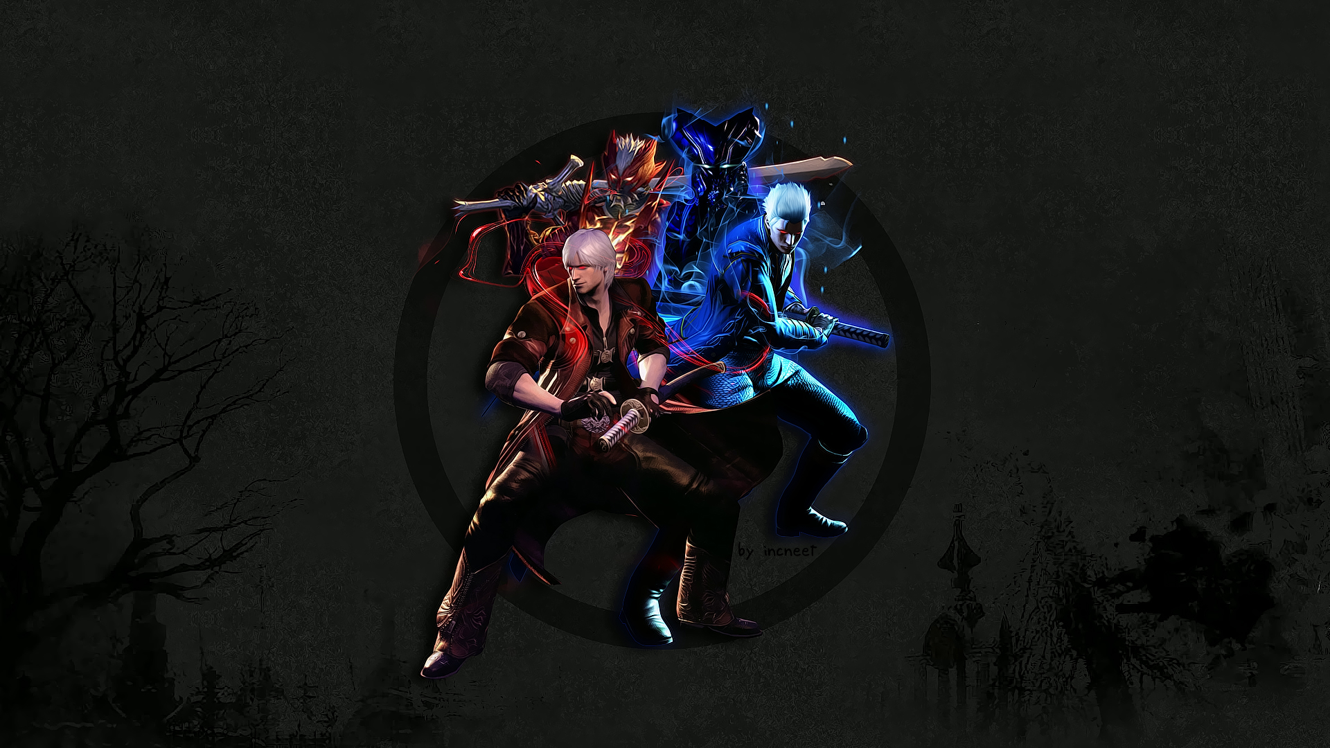 Dante and Vergil from Devil May Cry HD Wallpaper