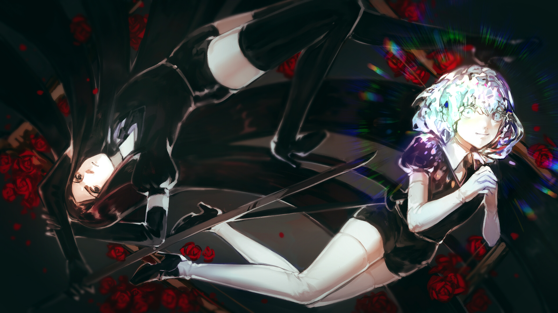 Bort and Phos from Houseki no Kuni HD Wallpaper