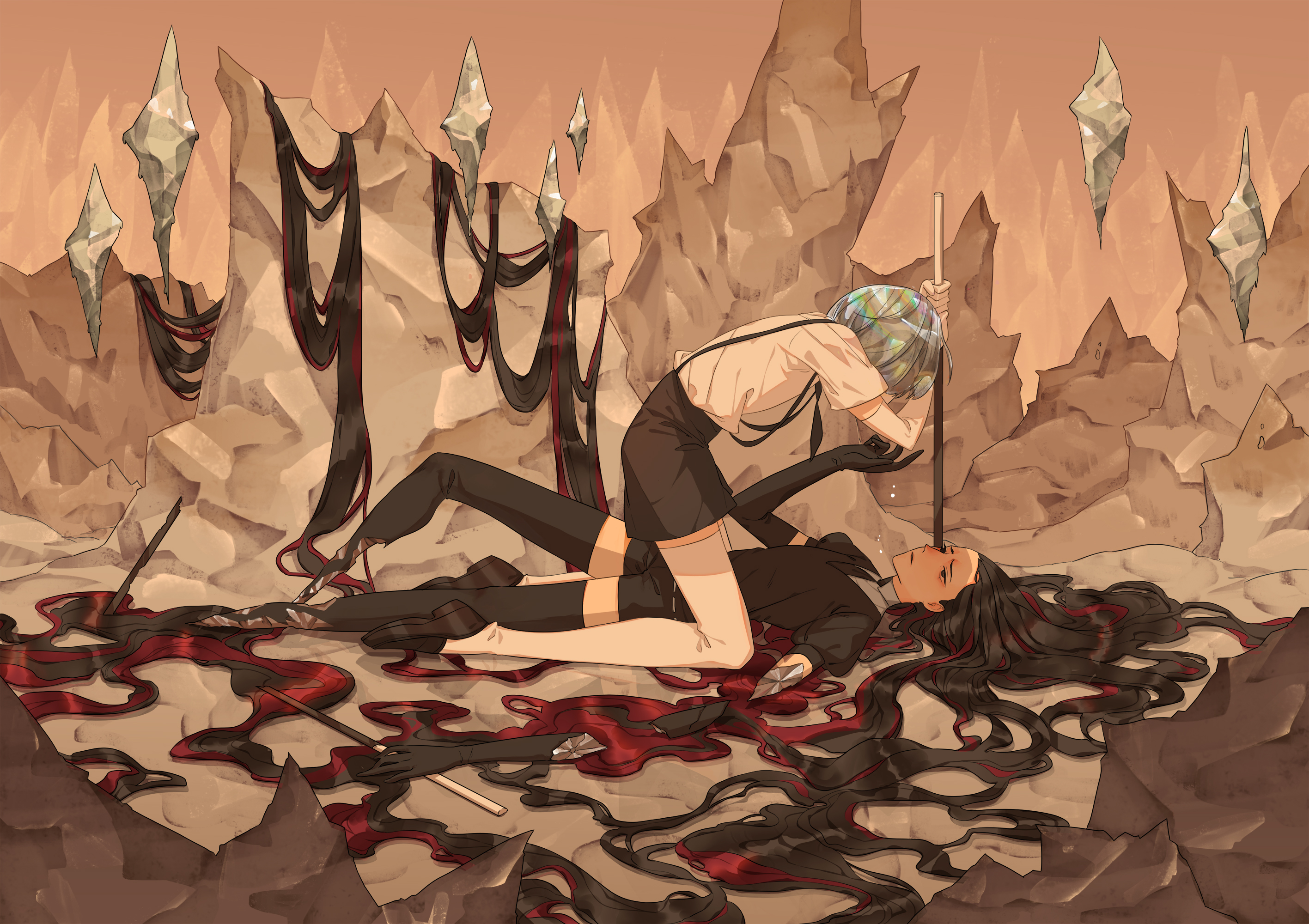 Bort from Houseki no Kuni HD Wallpaper