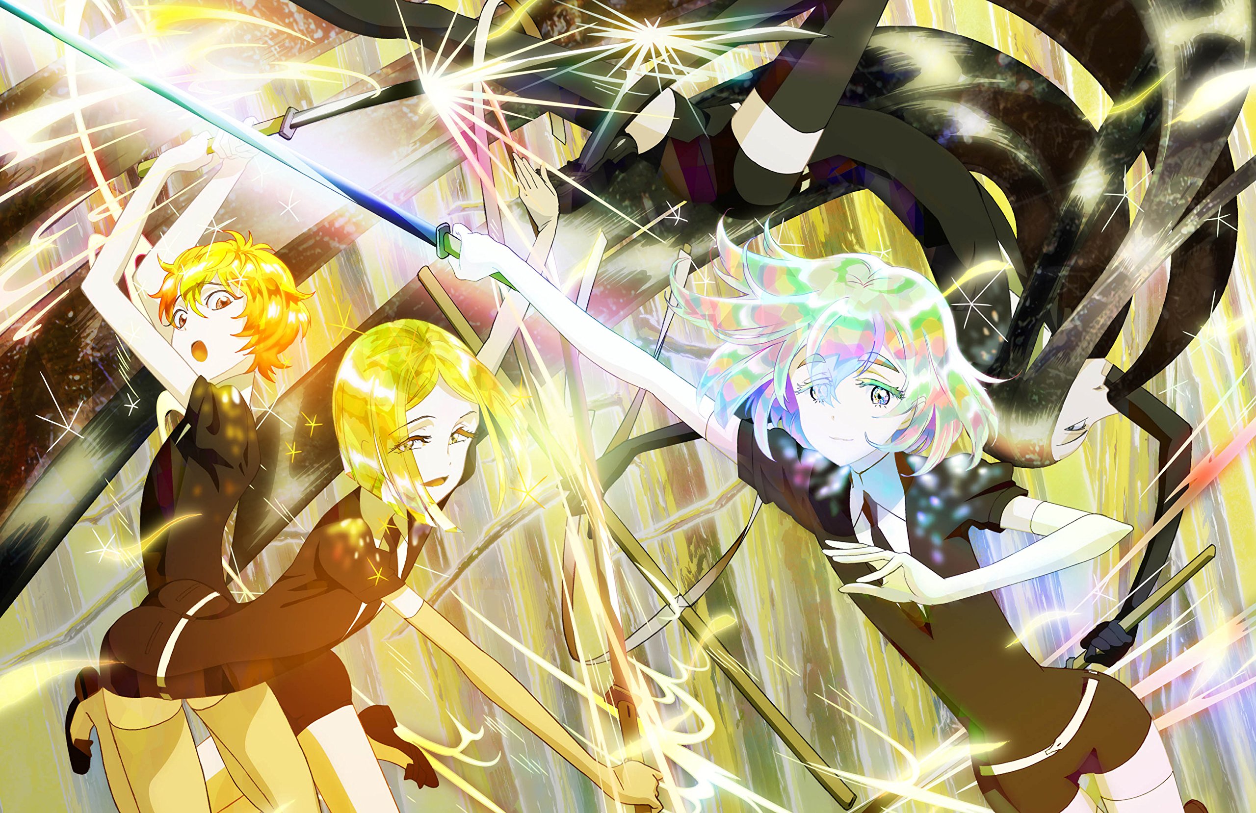 Bort and Phos from Land of the Lustrous HD Wallpaper