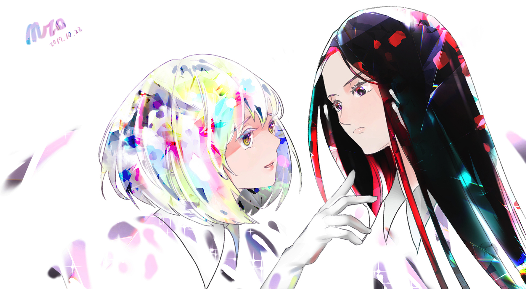 Bort and Phos from Houseki no Kuni HD Wallpaper