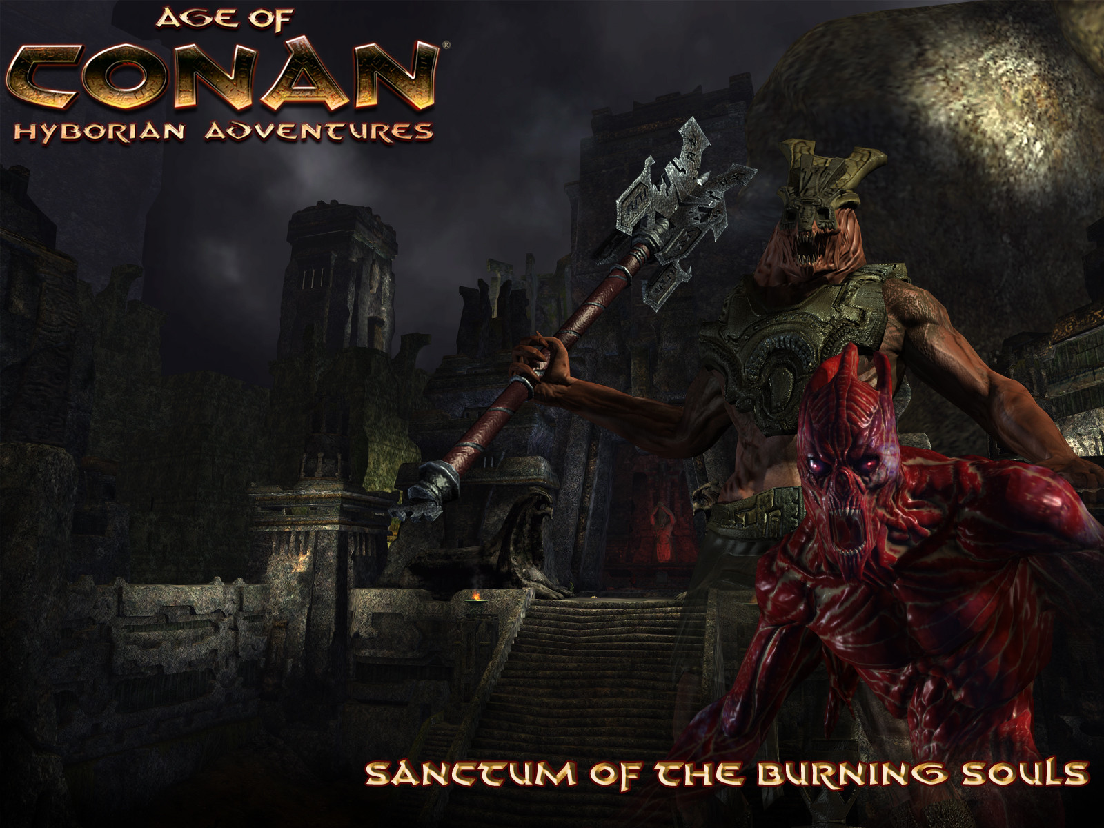 Age of Conan Hyborian Adventures: Sanctum of the Burning Souls HD Wallpaper