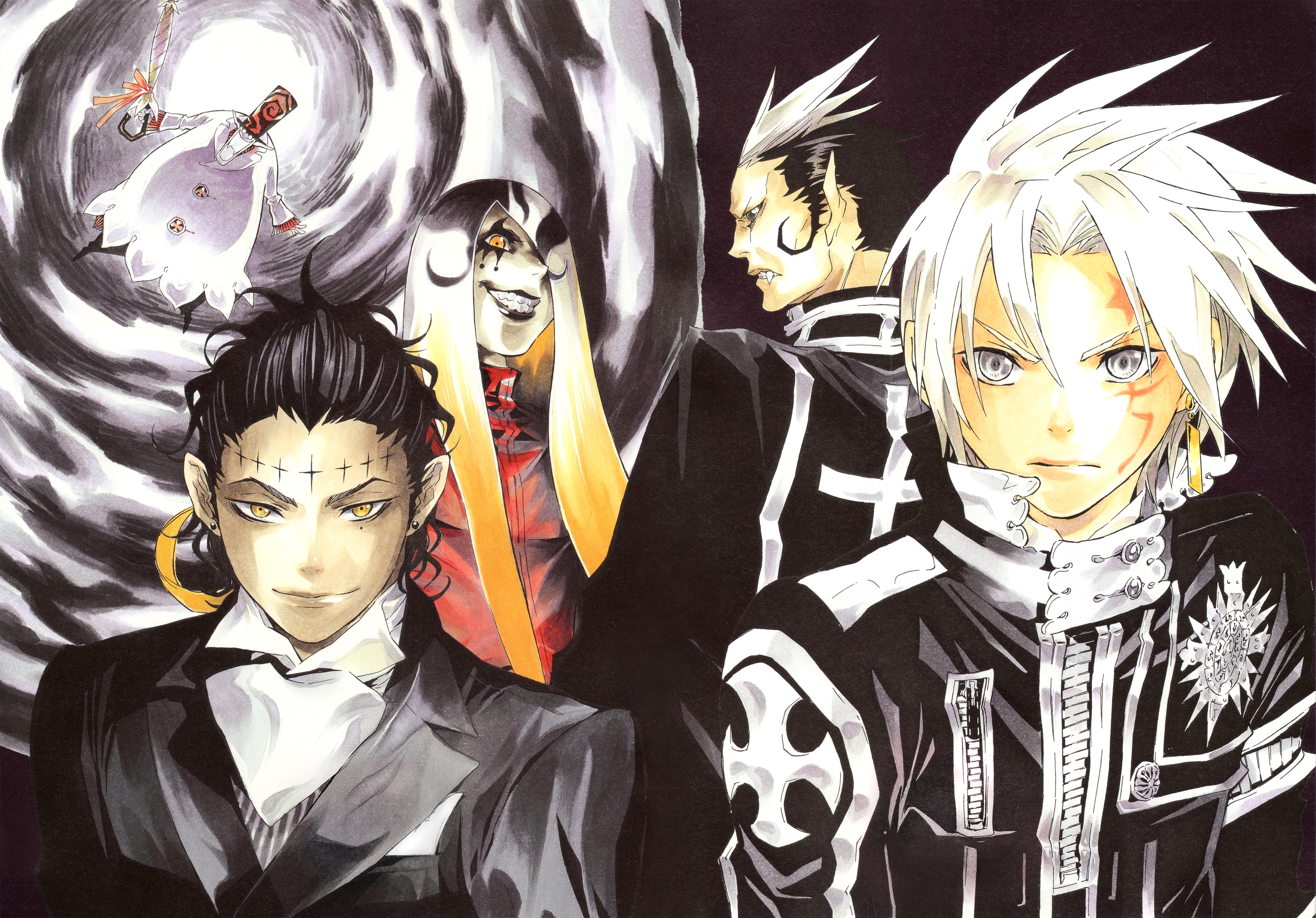 Allen Walker and companions from D.Gray-man HD Wallpaper