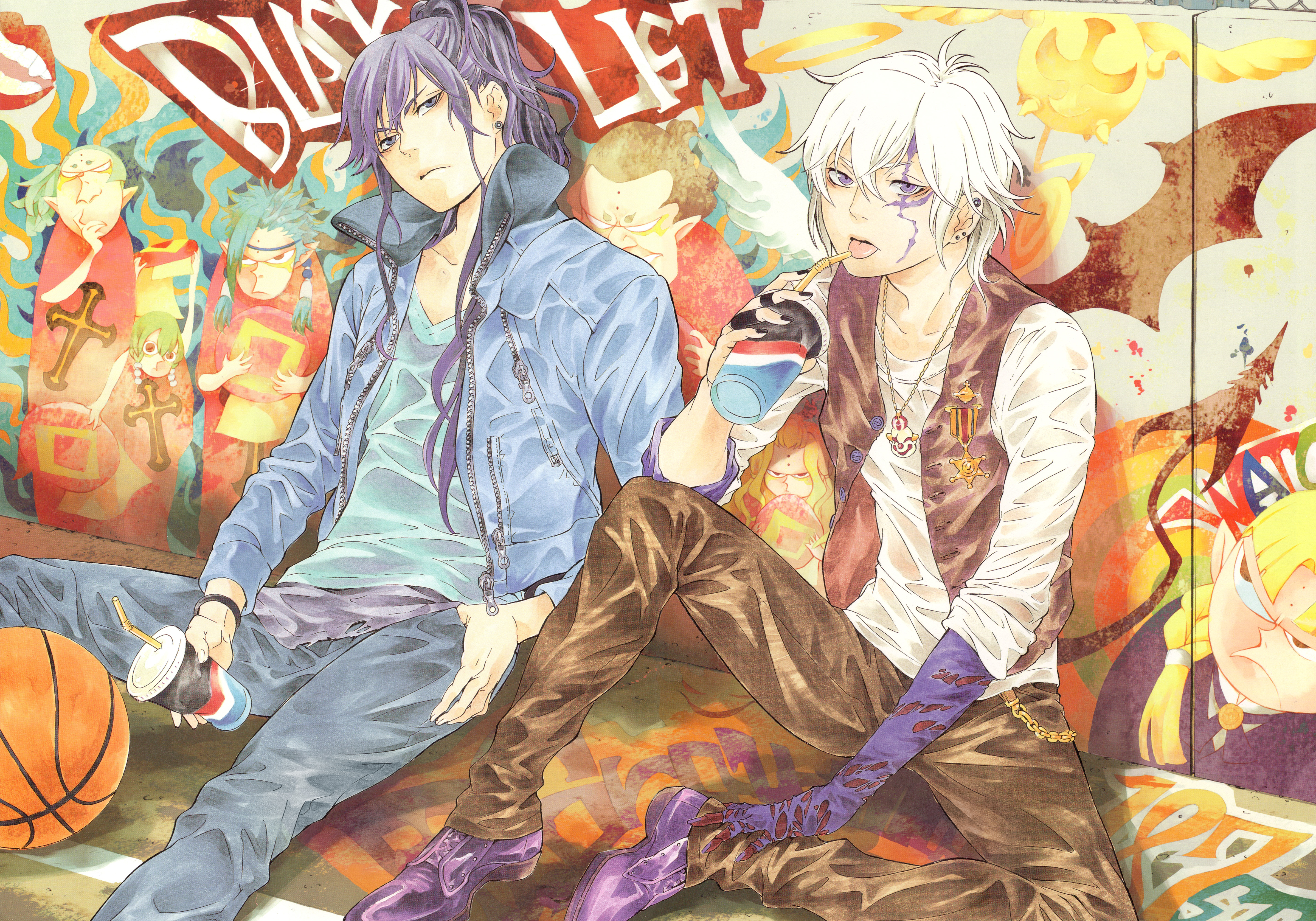 Allen Walker and Lenalee Lee from D.Gray-man HD Wallpaper