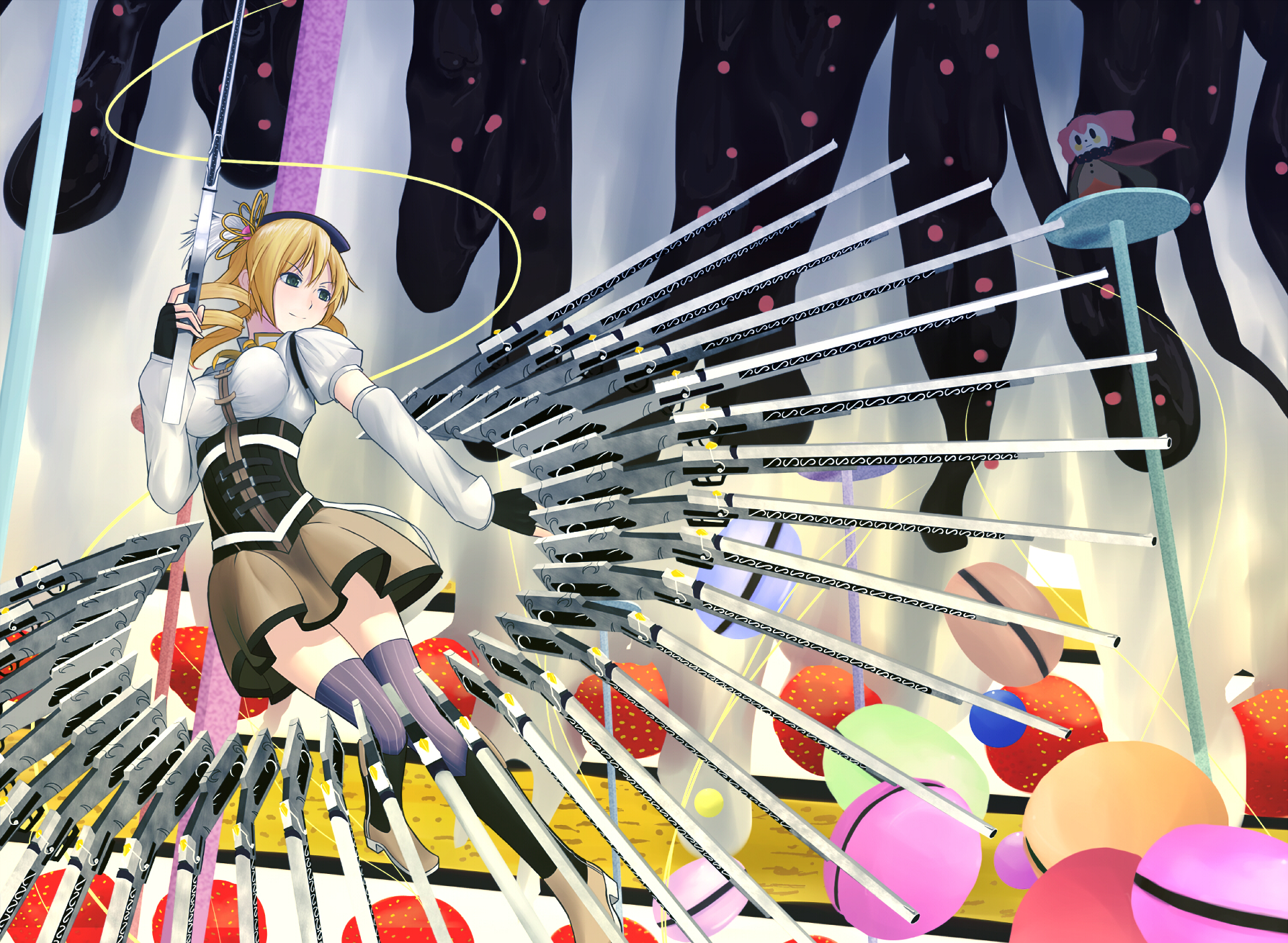 Charlotte from Puella Magi Madoka Magica HD Wallpaper