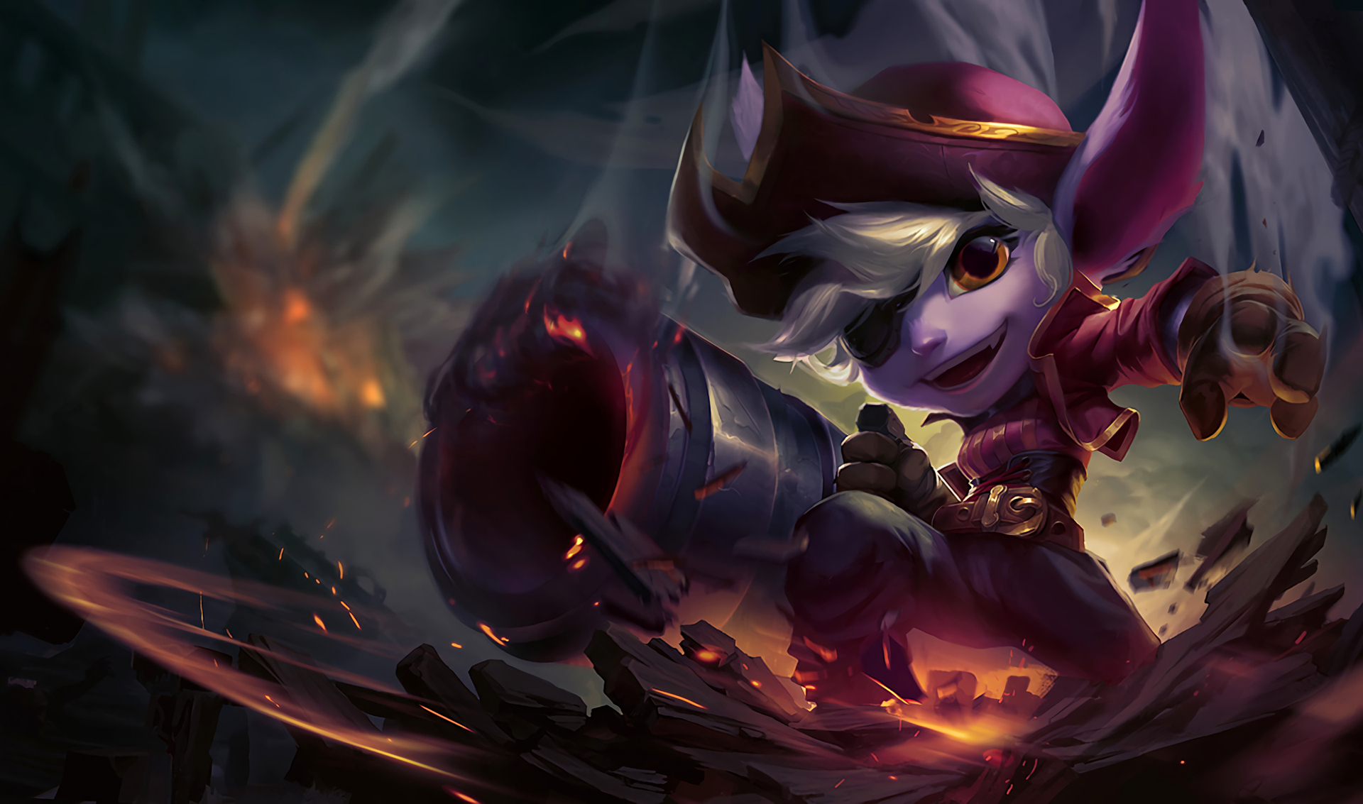 Tristana from League of Legends HD Wallpaper
