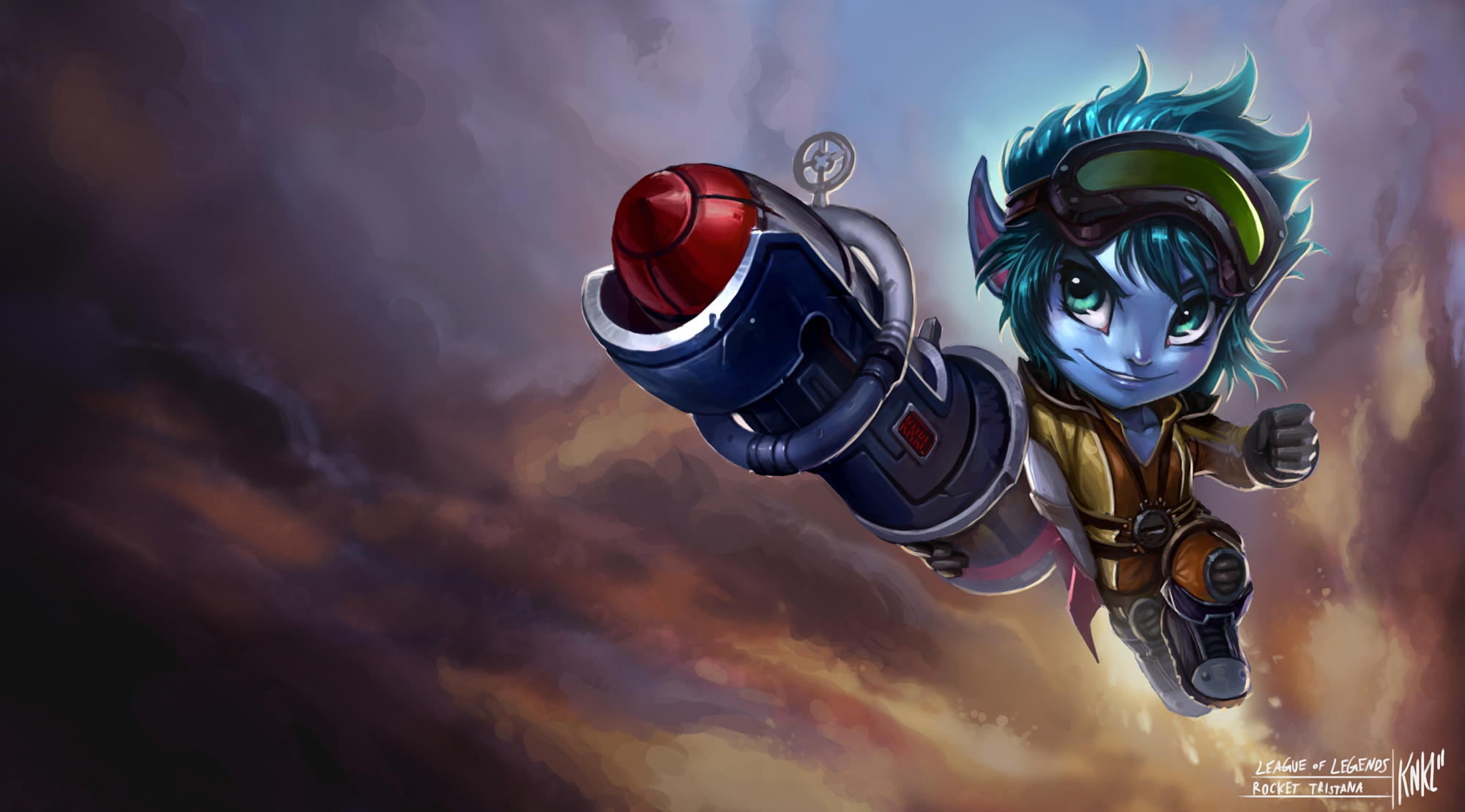 Rocket Tristana from League of Legends HD Wallpaper