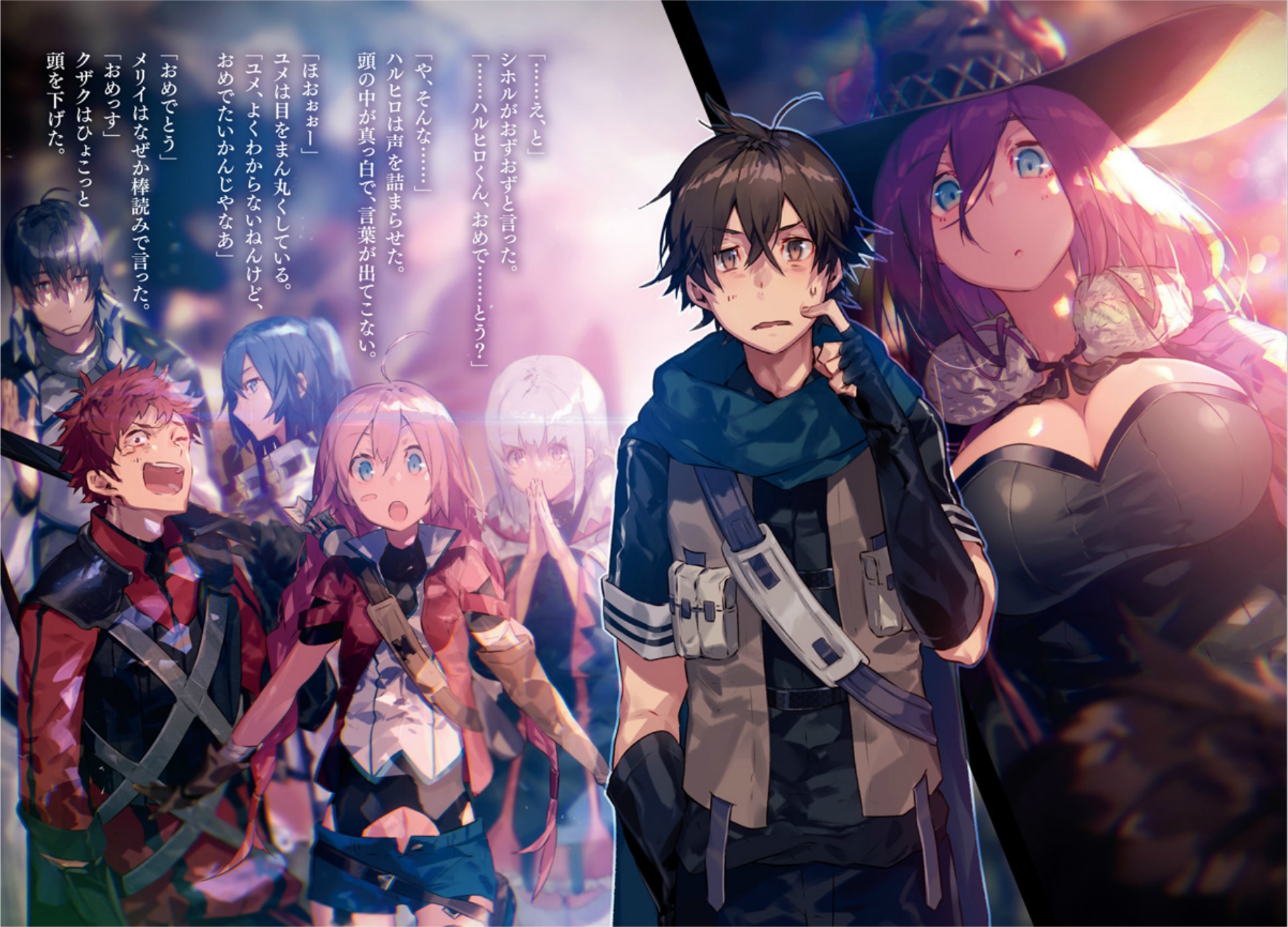 Haruhiro and friends from Grimgar of Fantasy and Ash HD Wallpaper