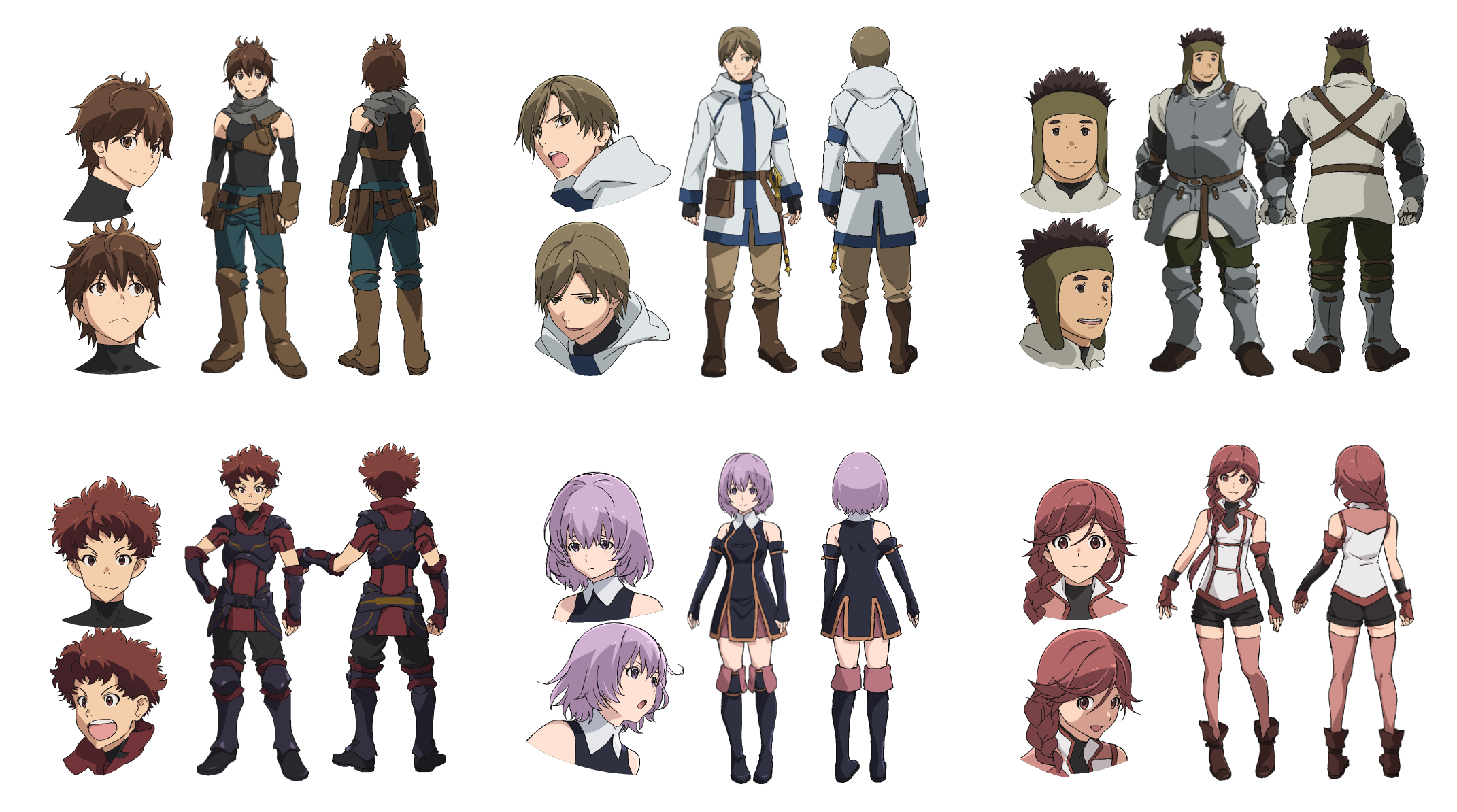 Character designs from Grimgar of Fantasy and Ash HD Wallpaper