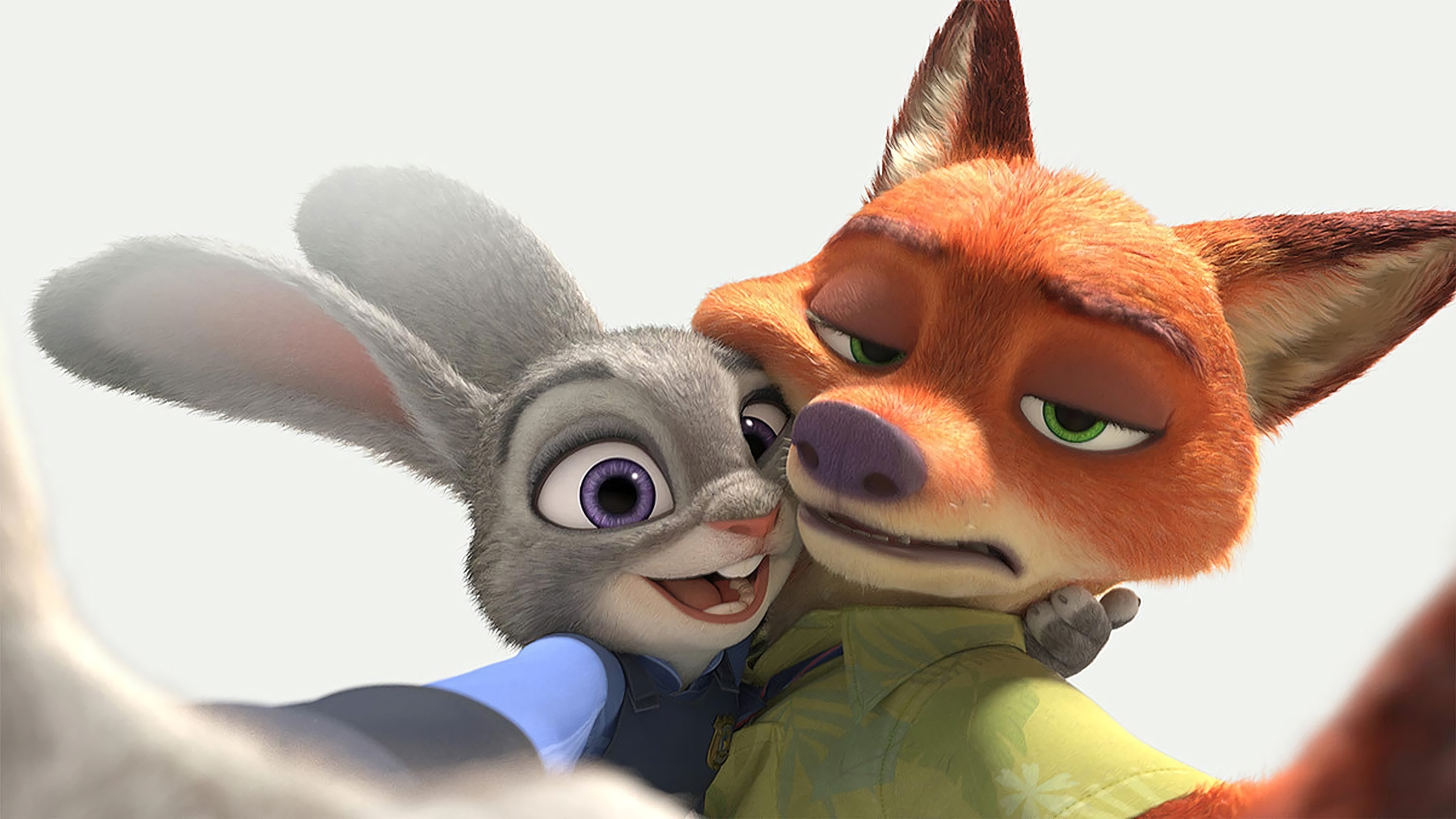 Judy Hopps and Nick Wilde from Zootopia HD Wallpaper