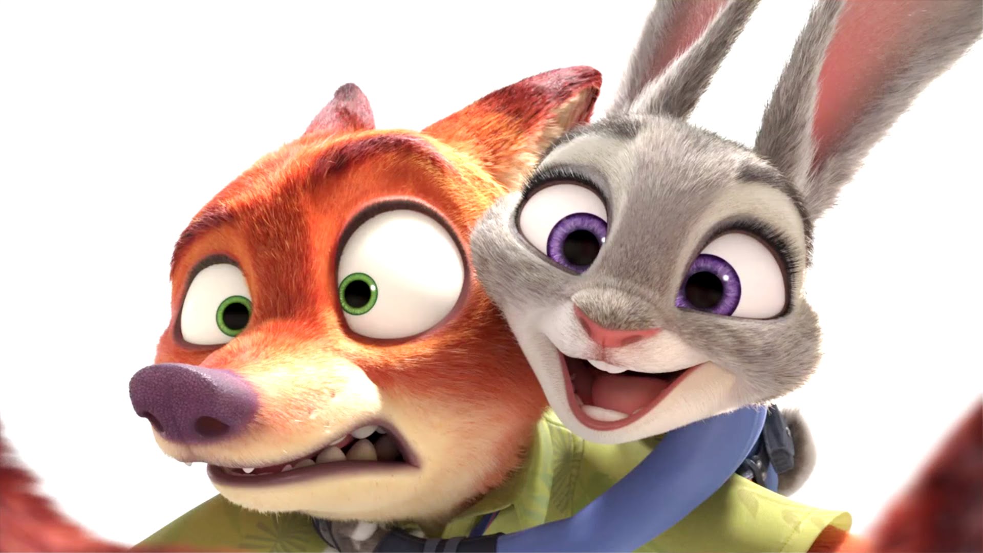 Judy Hopps and Nick Wilde from Zootopia HD Wallpaper