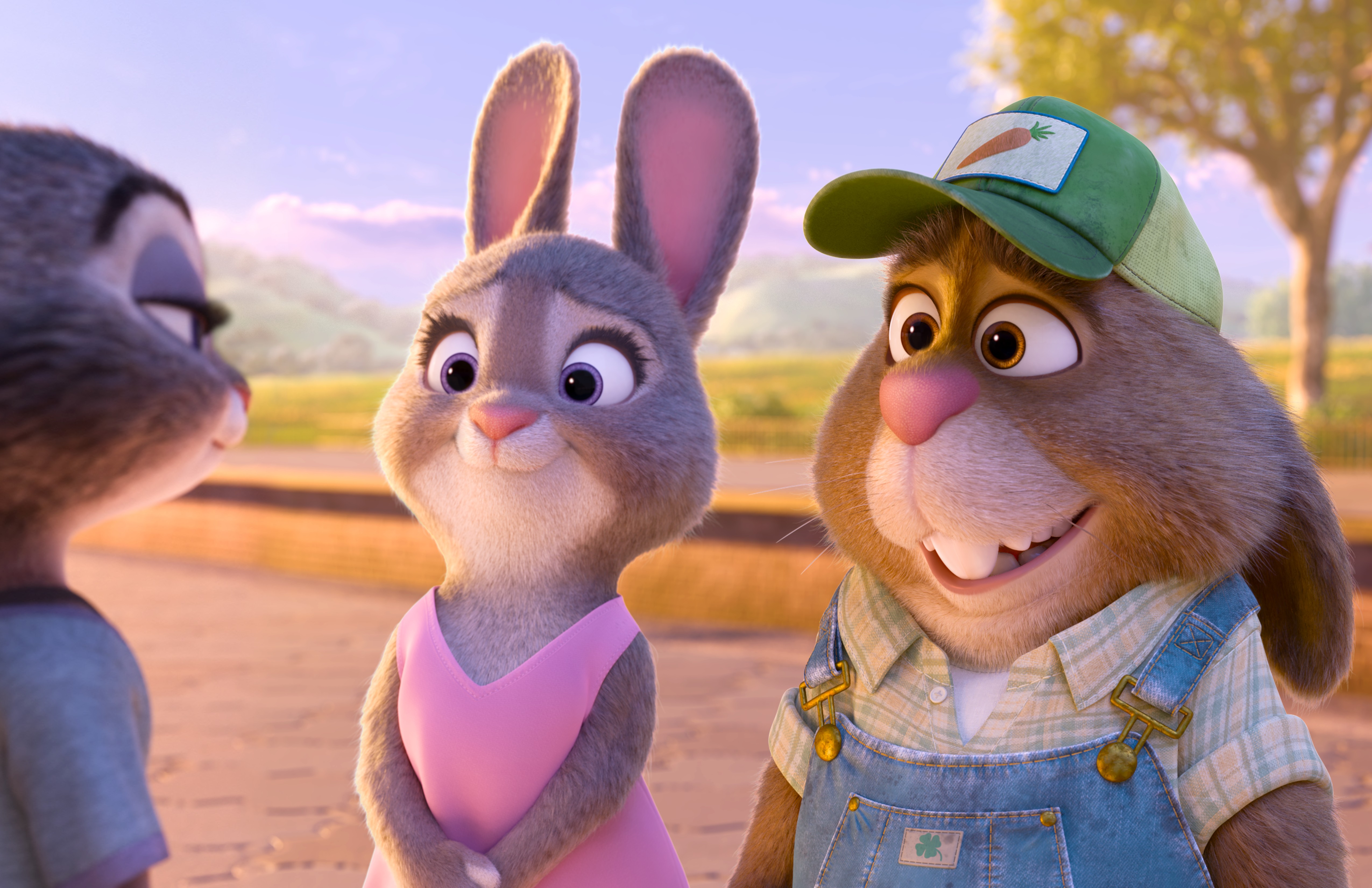 Judy Hopps and Stu Hopps from Zootopia HD Wallpaper