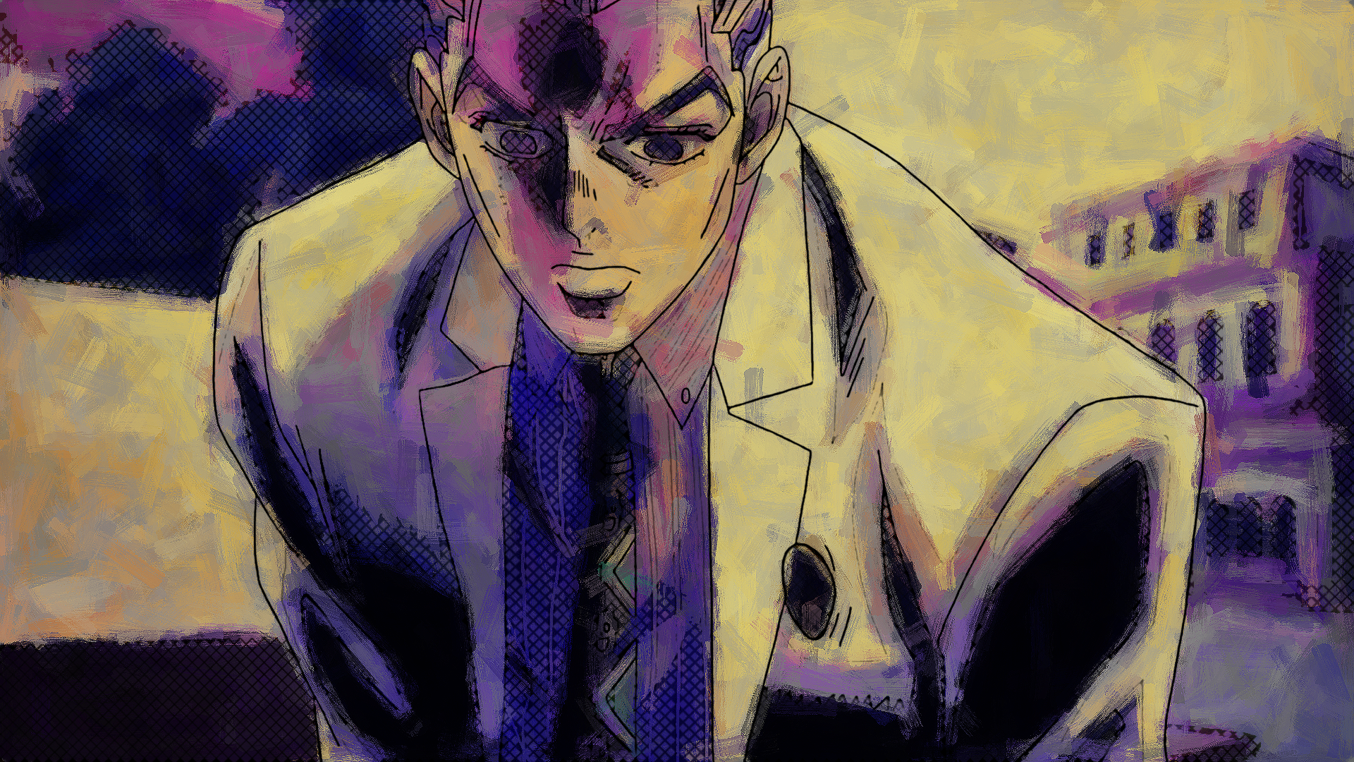 Kosaku Kawajiri from JoJo's Bizarre Adventure HD Wallpaper