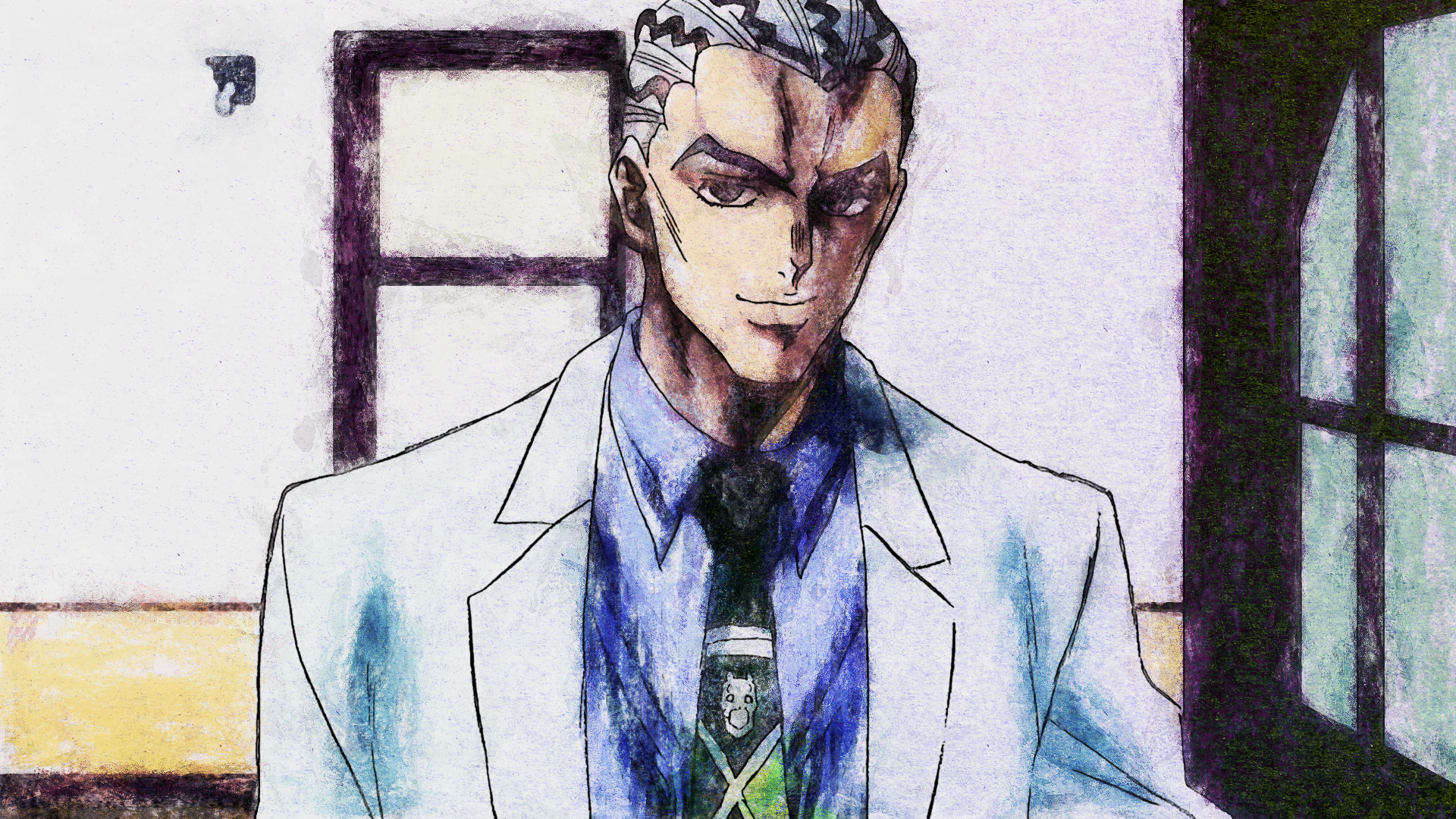 Kosaku Kawajiri from JoJo's Bizarre Adventure HD Wallpaper