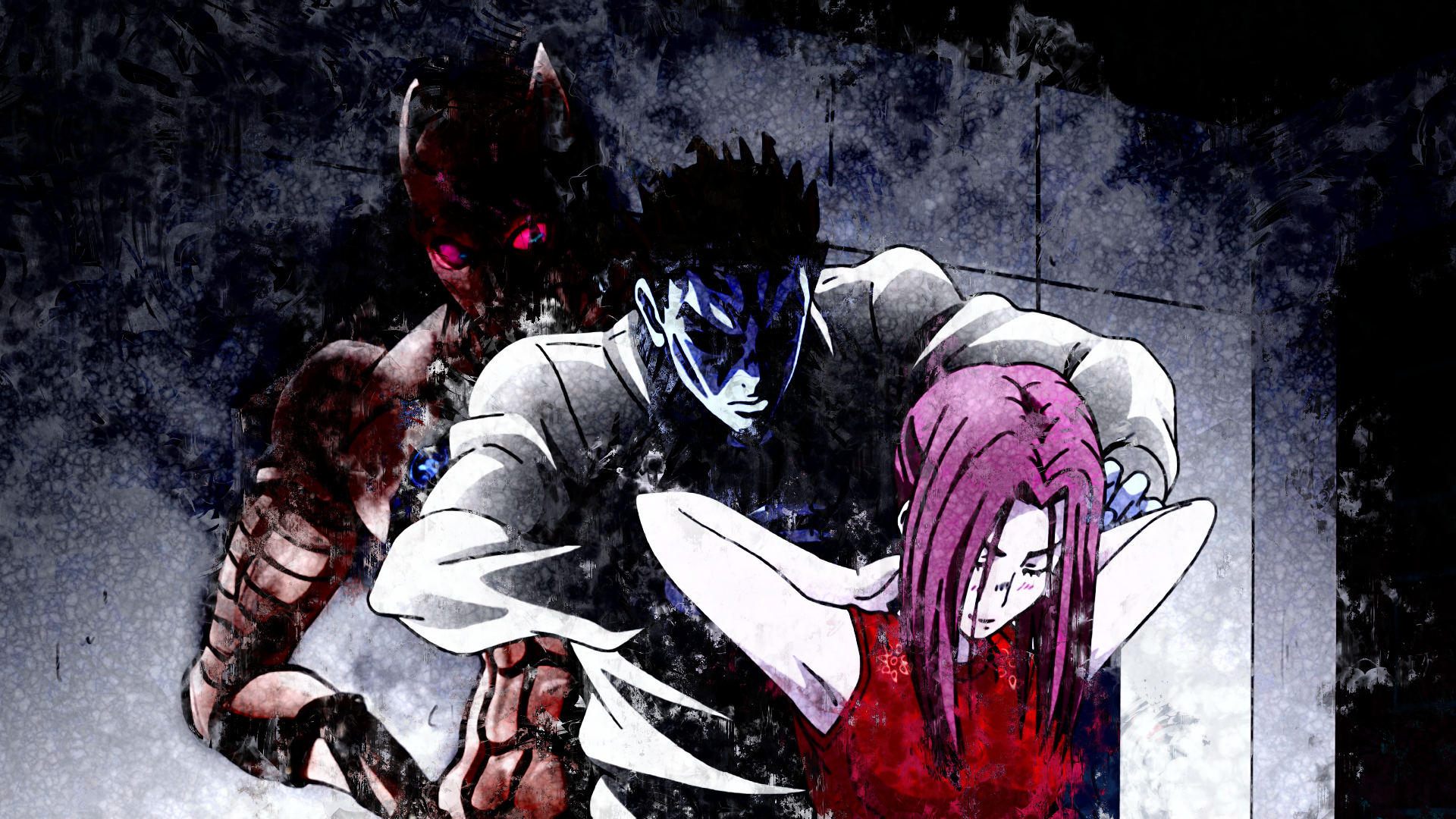 Kira Yoshikage and Killer Queen from JoJo's Bizarre Adventure HD Wallpaper