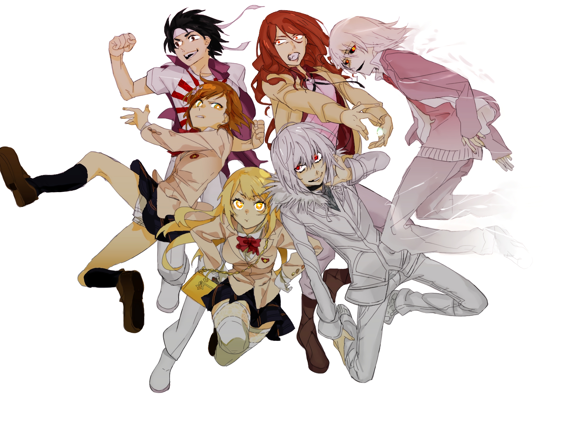 Characters from A Certain Scientific Railgun HD Wallpaper