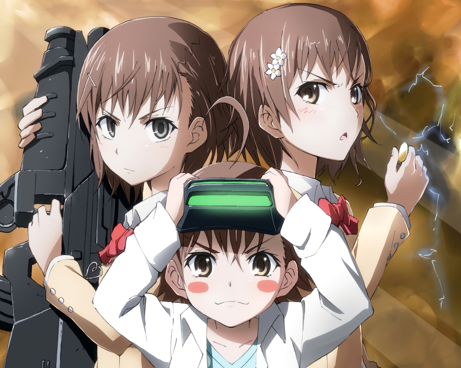 Mikoto Misaka and Last Order from A Certain Scientific Railgun HD Wallpaper