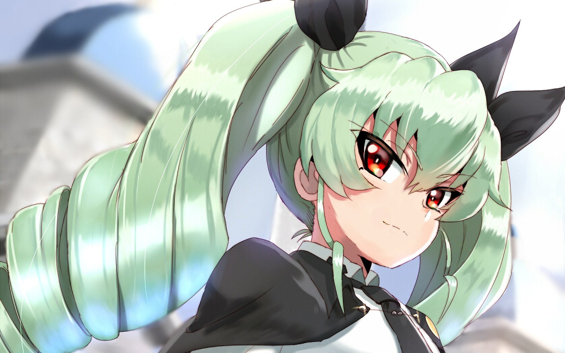 Anchovy from Girls und Panzer HD Wallpaper