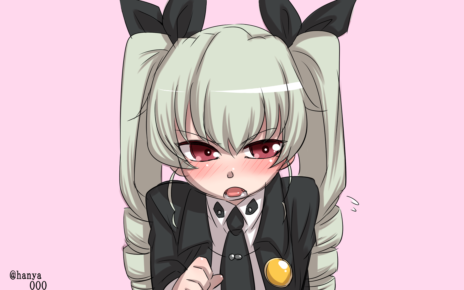Anchovy from Girls und Panzer HD Wallpaper