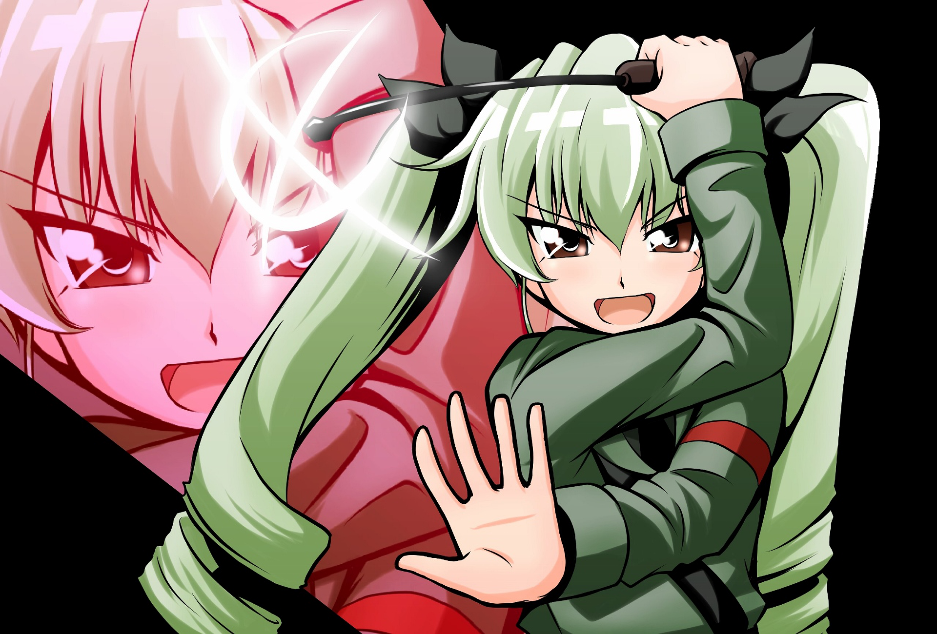 Anchovy from Girls und Panzer HD Wallpaper