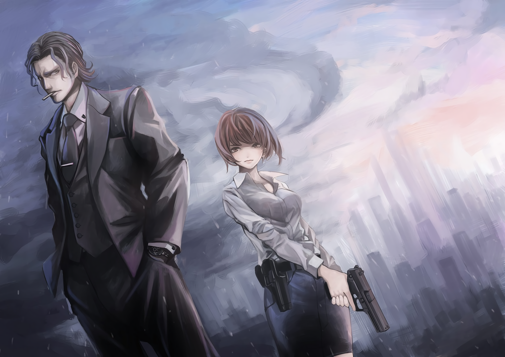 Akane Tsunemori from Psycho-Pass HD Wallpaper