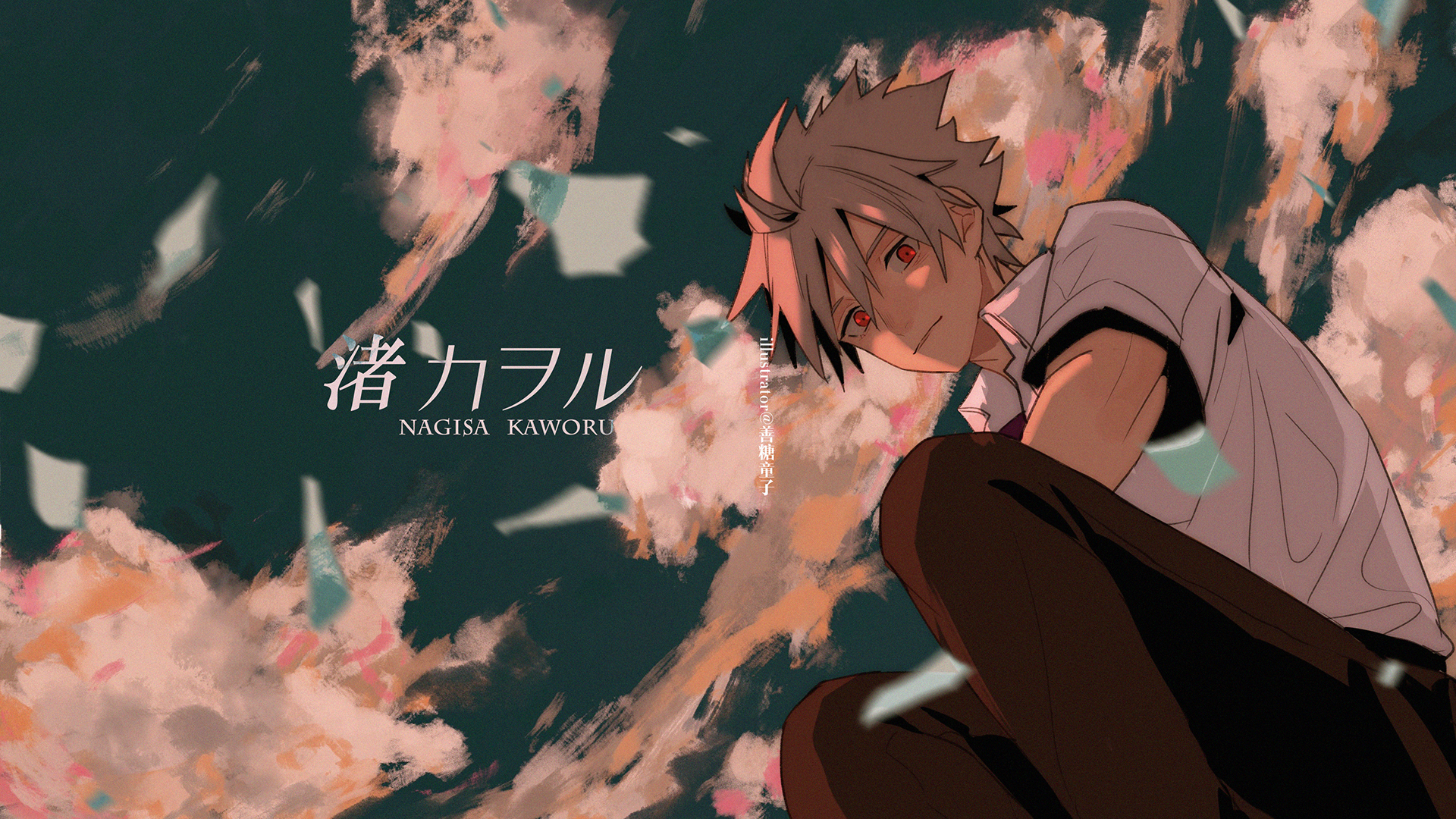 Kaworu Nagisa from Neon Genesis Evangelion HD Wallpaper