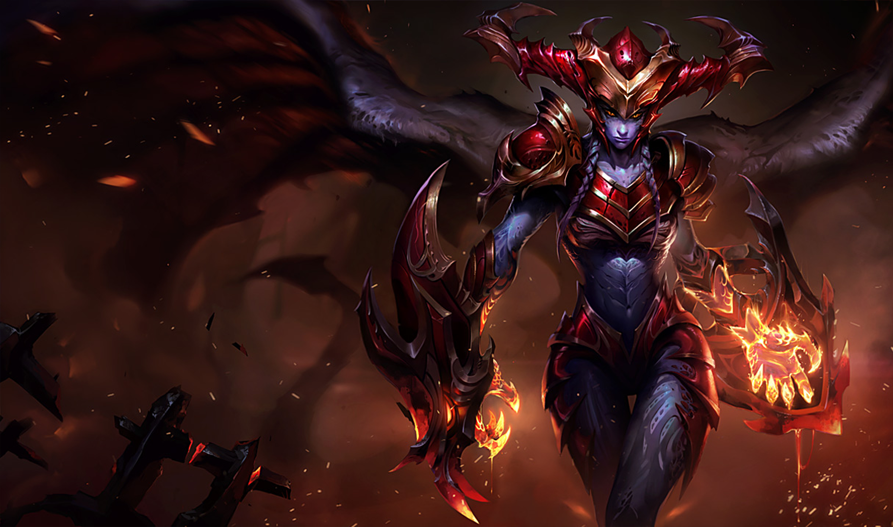 Shyvana from League of Legends HD Wallpaper