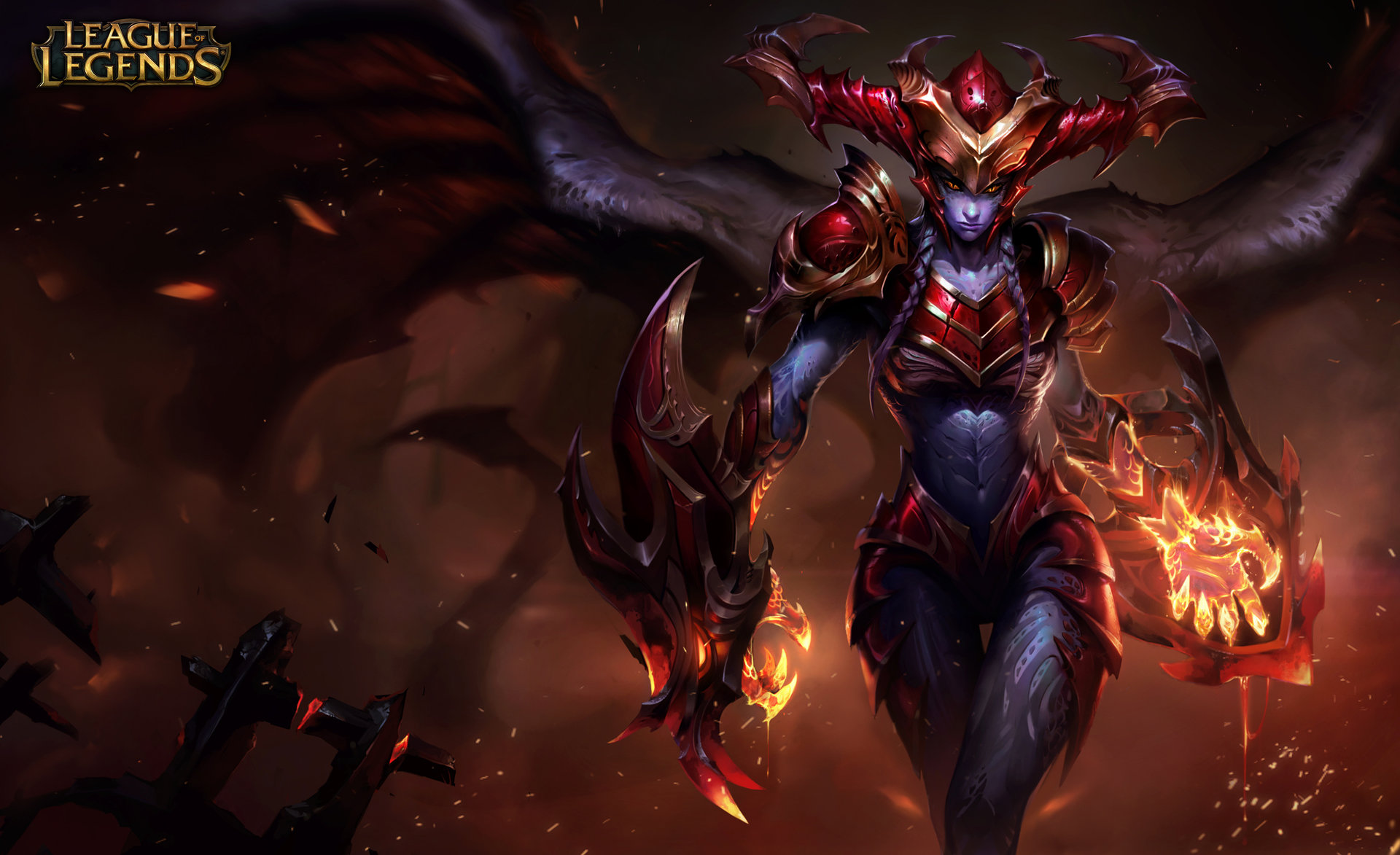 Shyvana from League of Legends HD Wallpaper