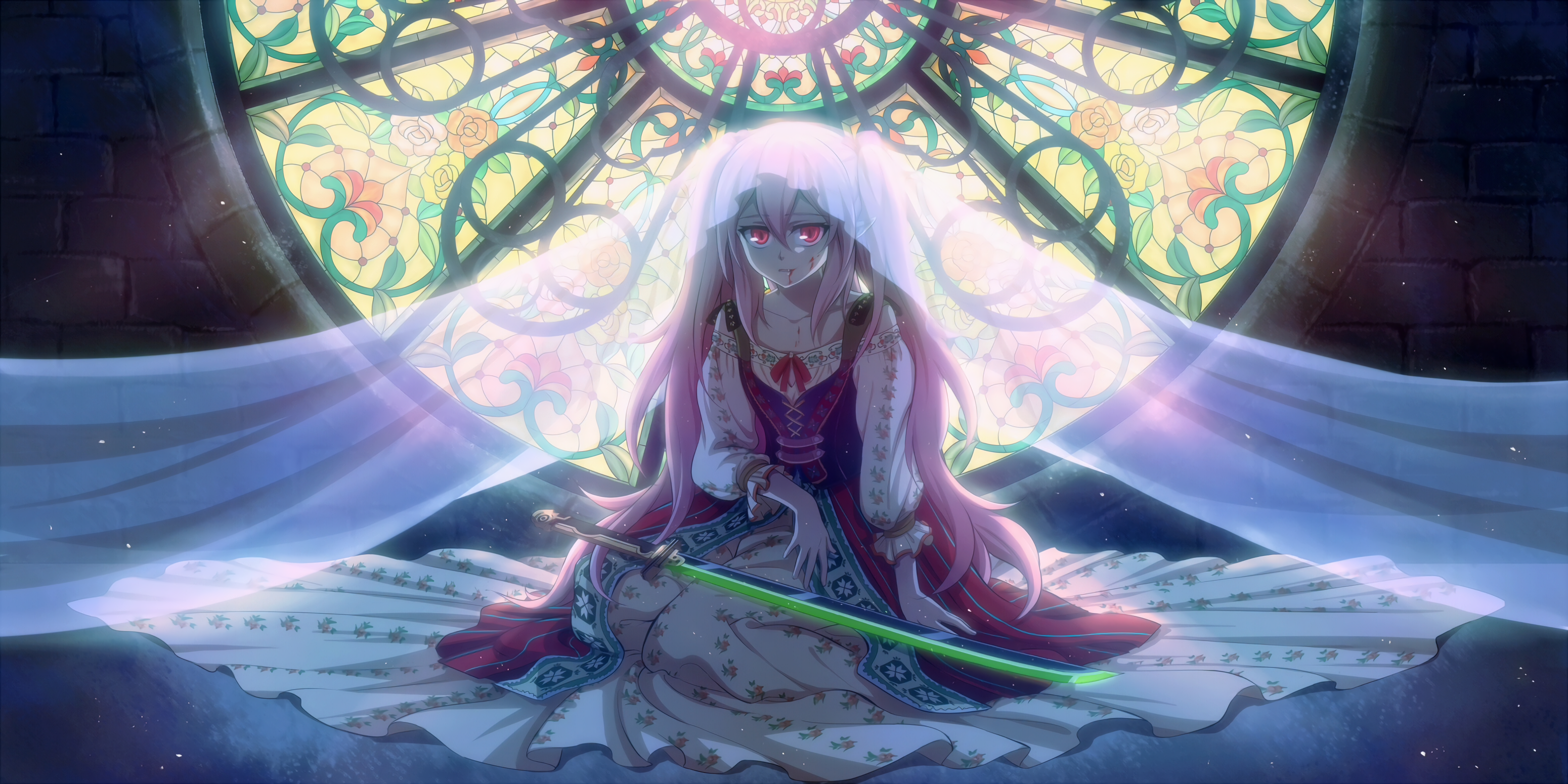Krul Tepes with a sword HD Wallpaper