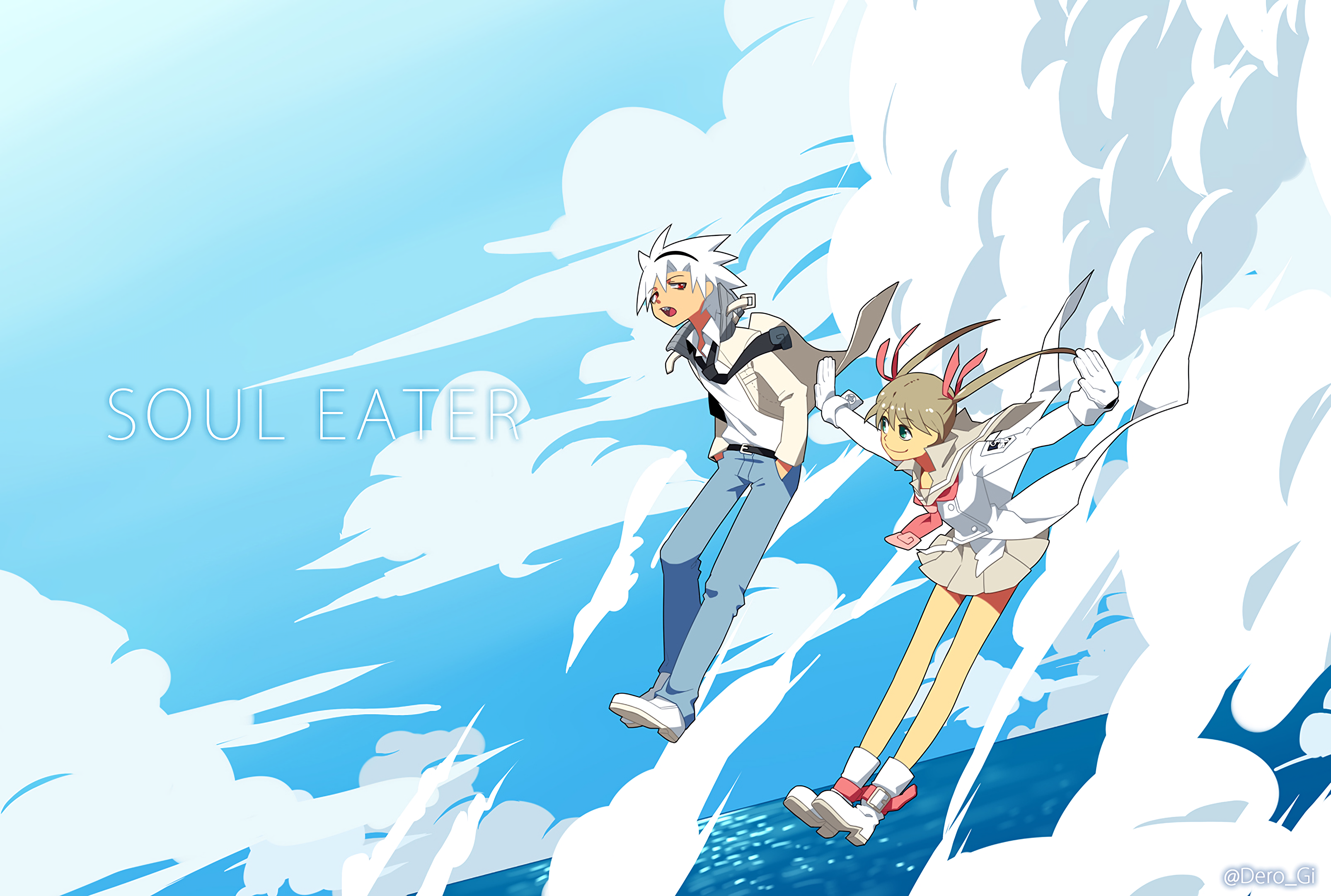 Soul Eater: Maka Albarn and Soul Eater Evans HD Wallpaper