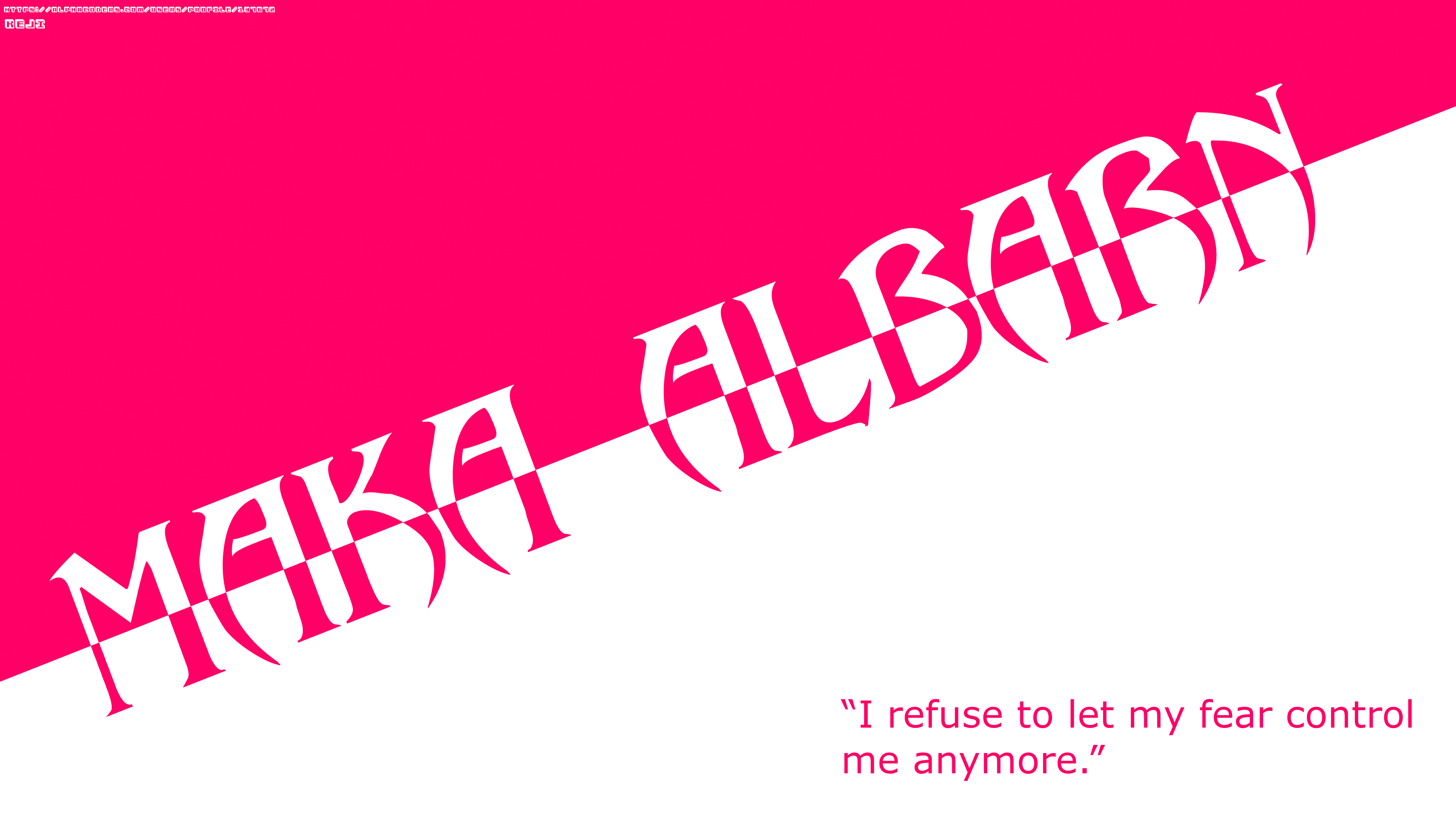 Maka Albarn quote HD Wallpaper