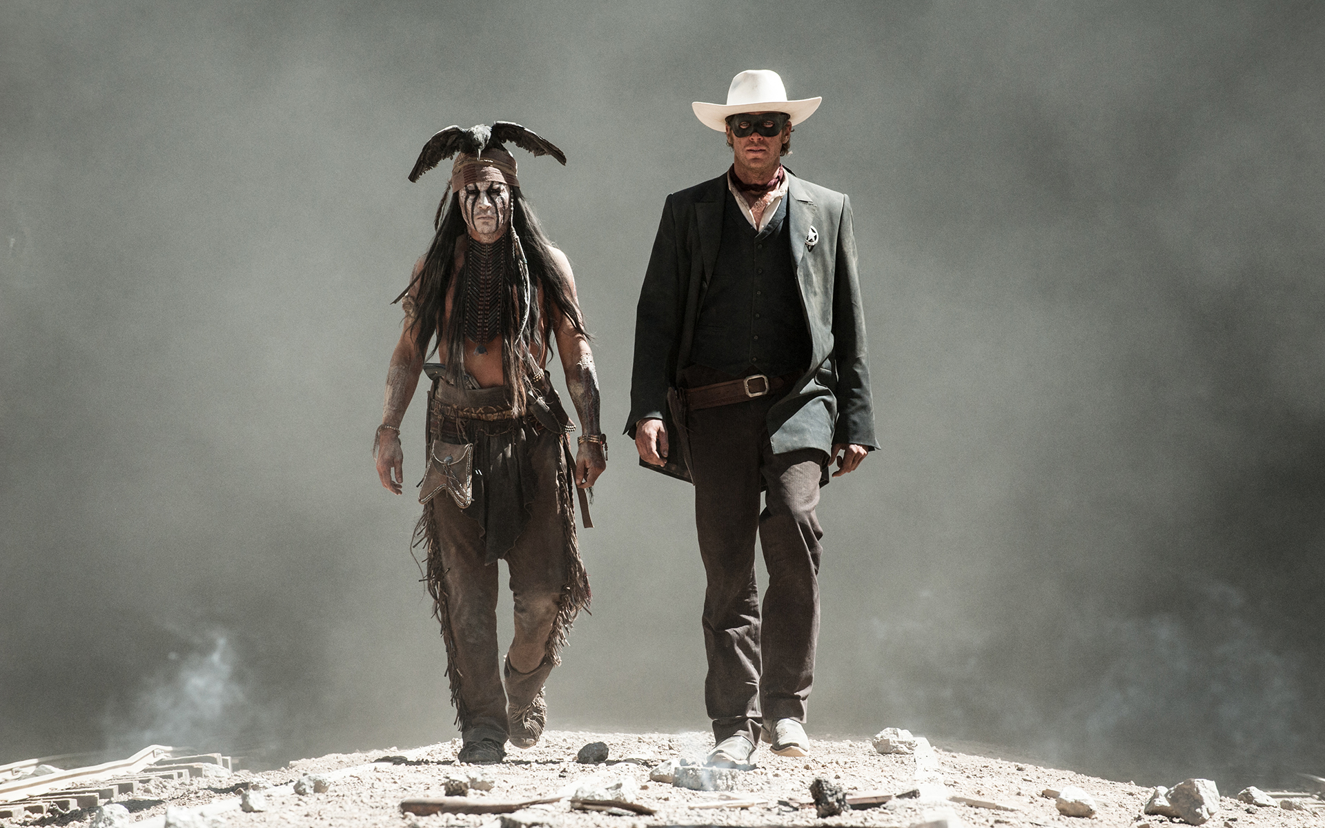 The Lone Ranger and Tonto walking HD Wallpaper