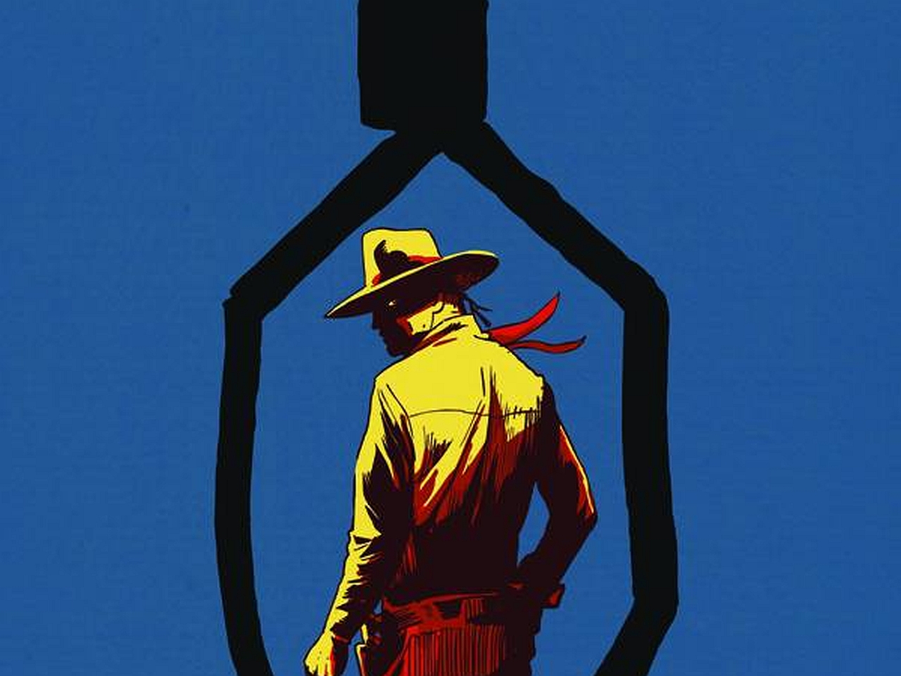 The Lone Ranger in front of a gallows HD Wallpaper