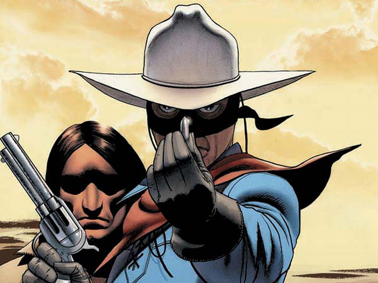 The Lone Ranger and Tonto with a Bullet HD Wallpaper
